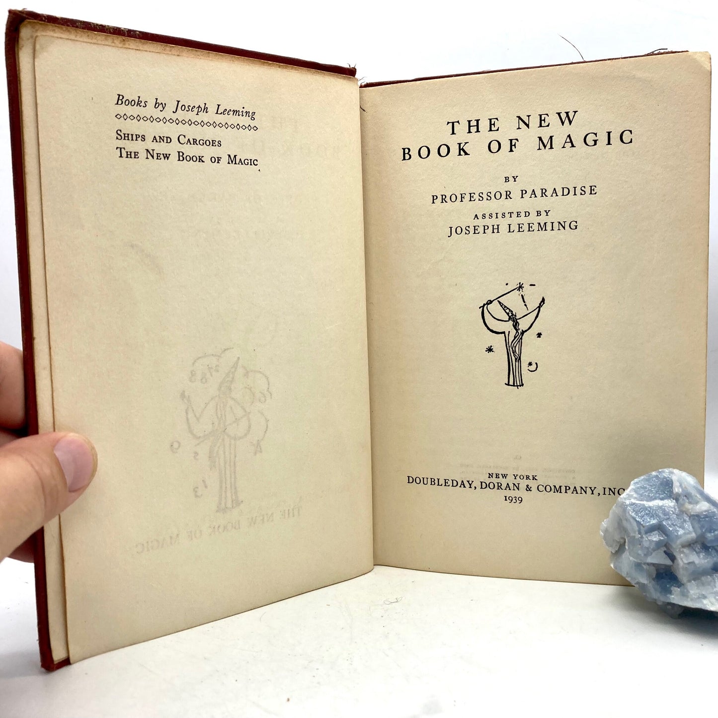 LEEMING, Joseph "The New Book of Magic" by Professor Paradise [Doubleday, Doran & Co, 1939] - Buzz Bookstore
