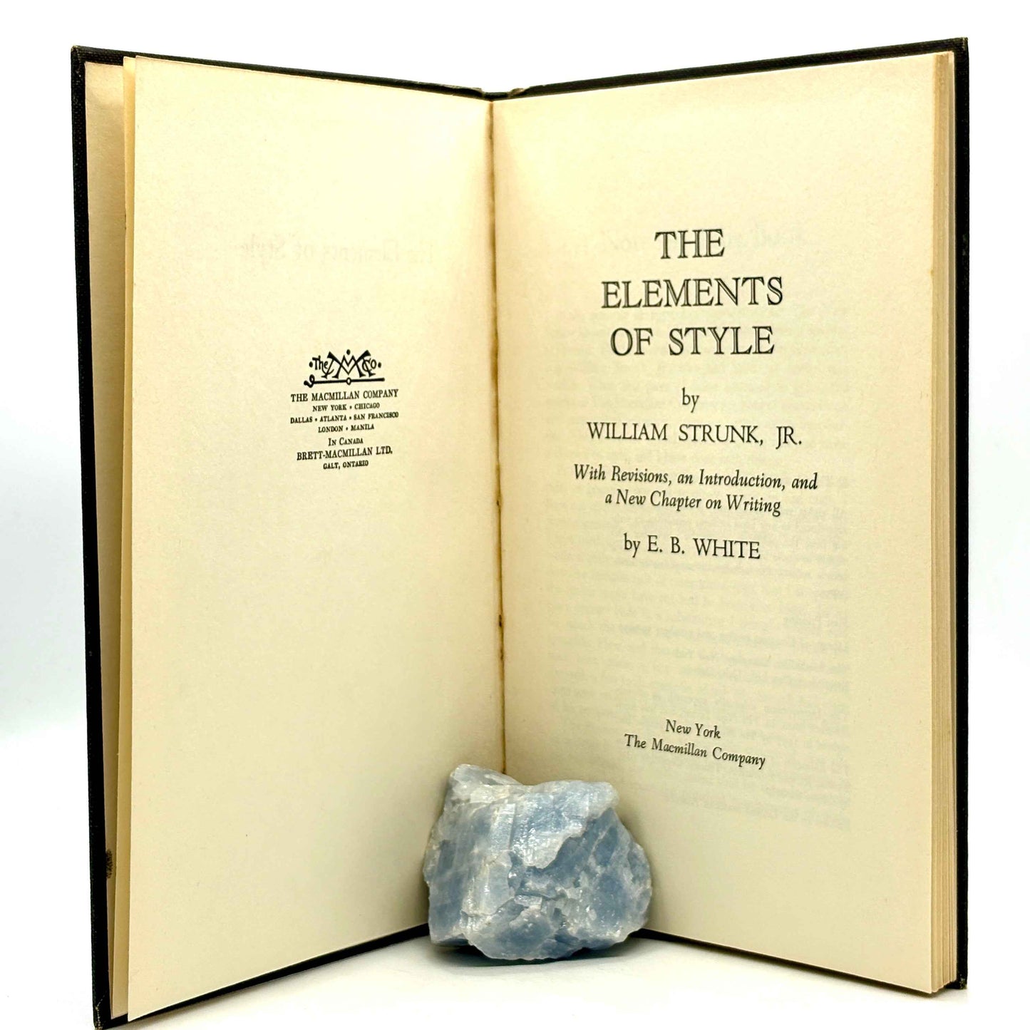 STRUNK, William, Jr. "The Elements of Style" [Macmillan, 1959] 1st Edition