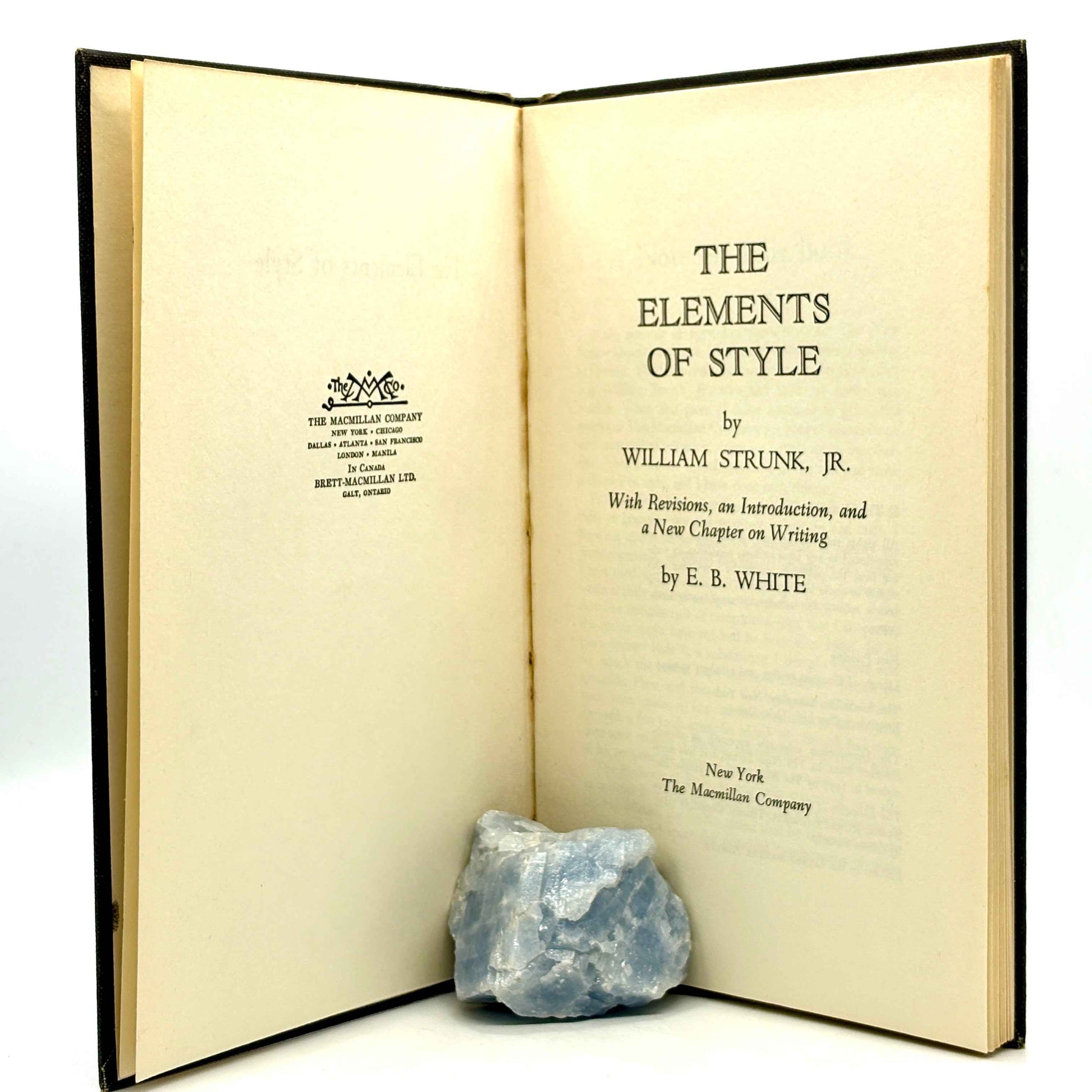 STRUNK, William, Jr. "The Elements of Style" [Macmillan, 1959] 1st Edition