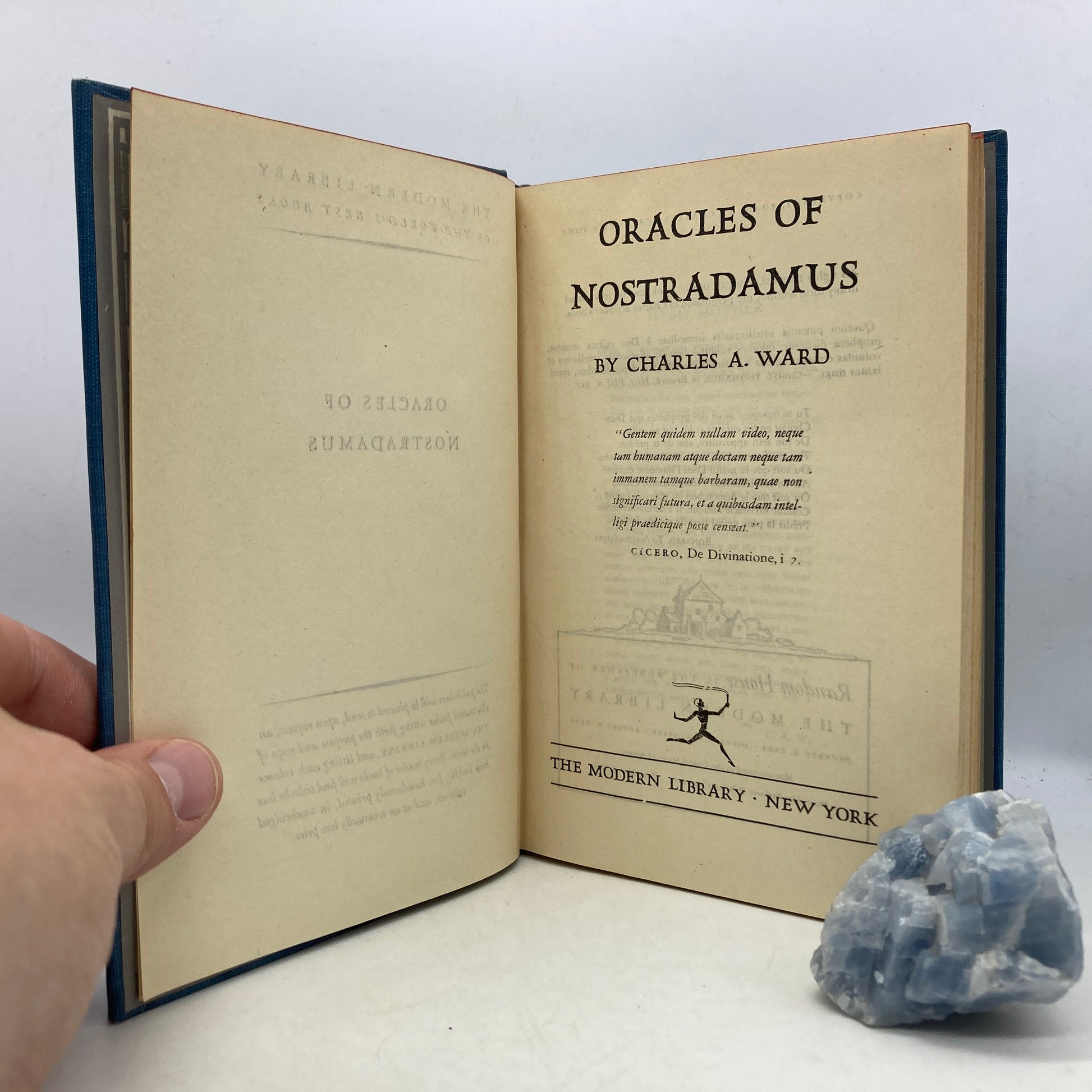 NOSTRADAMUS "Oracles of Nostradamus" [Modern Library, 1940] - Buzz Bookstore
