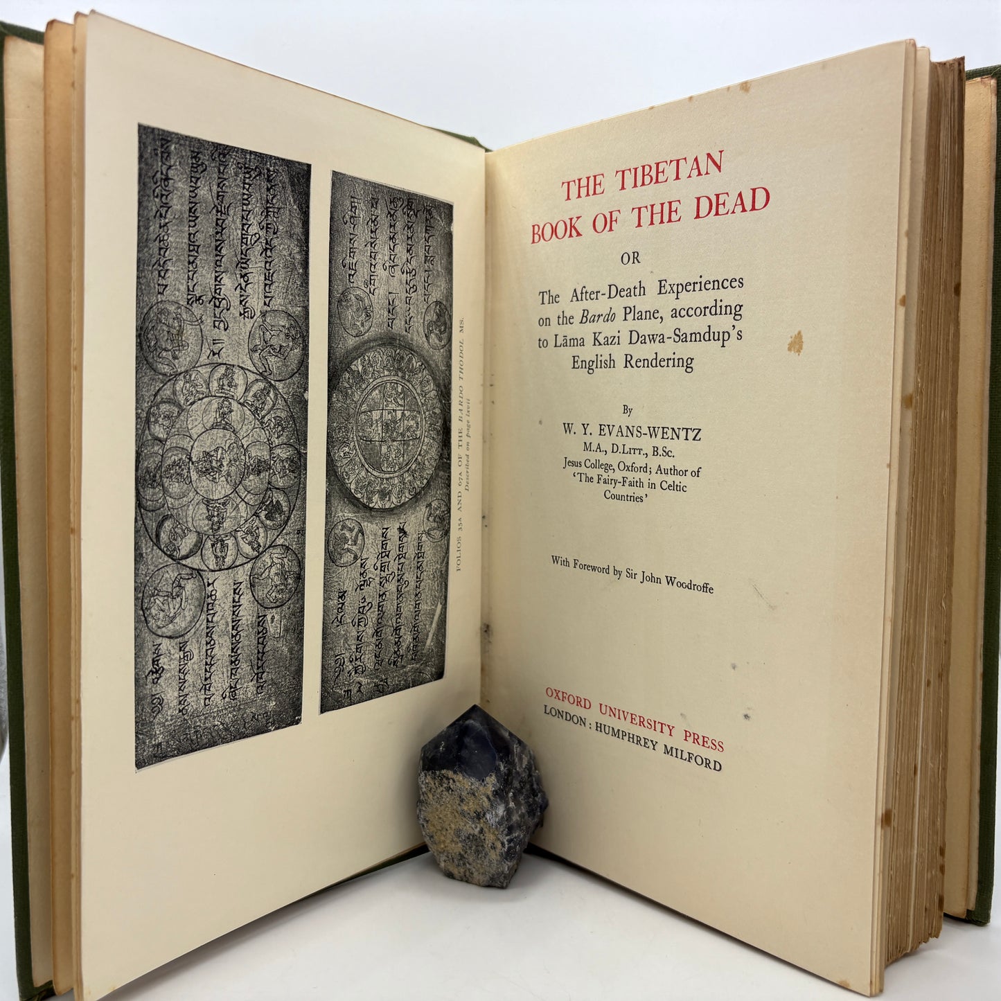EVANS-WENTZ, W.Y. "The Tibetan Book of the Dead" [Oxford University Press, 1937]