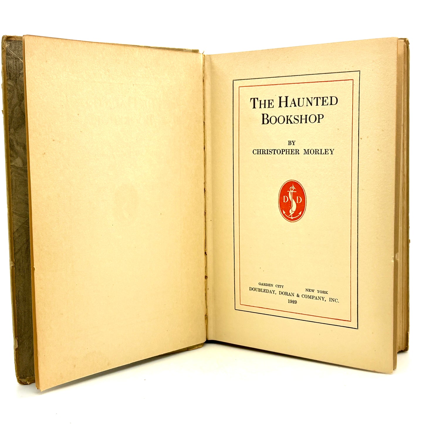 Morley, Christopher "The Haunted Bookshop" [Doubleday, Doran, 1929]