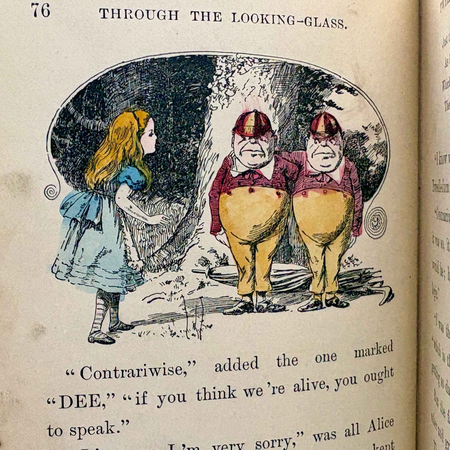 CARROLL, Lewis "Through the Looking-Glass" [Thomas Y. Crowell, 1893]