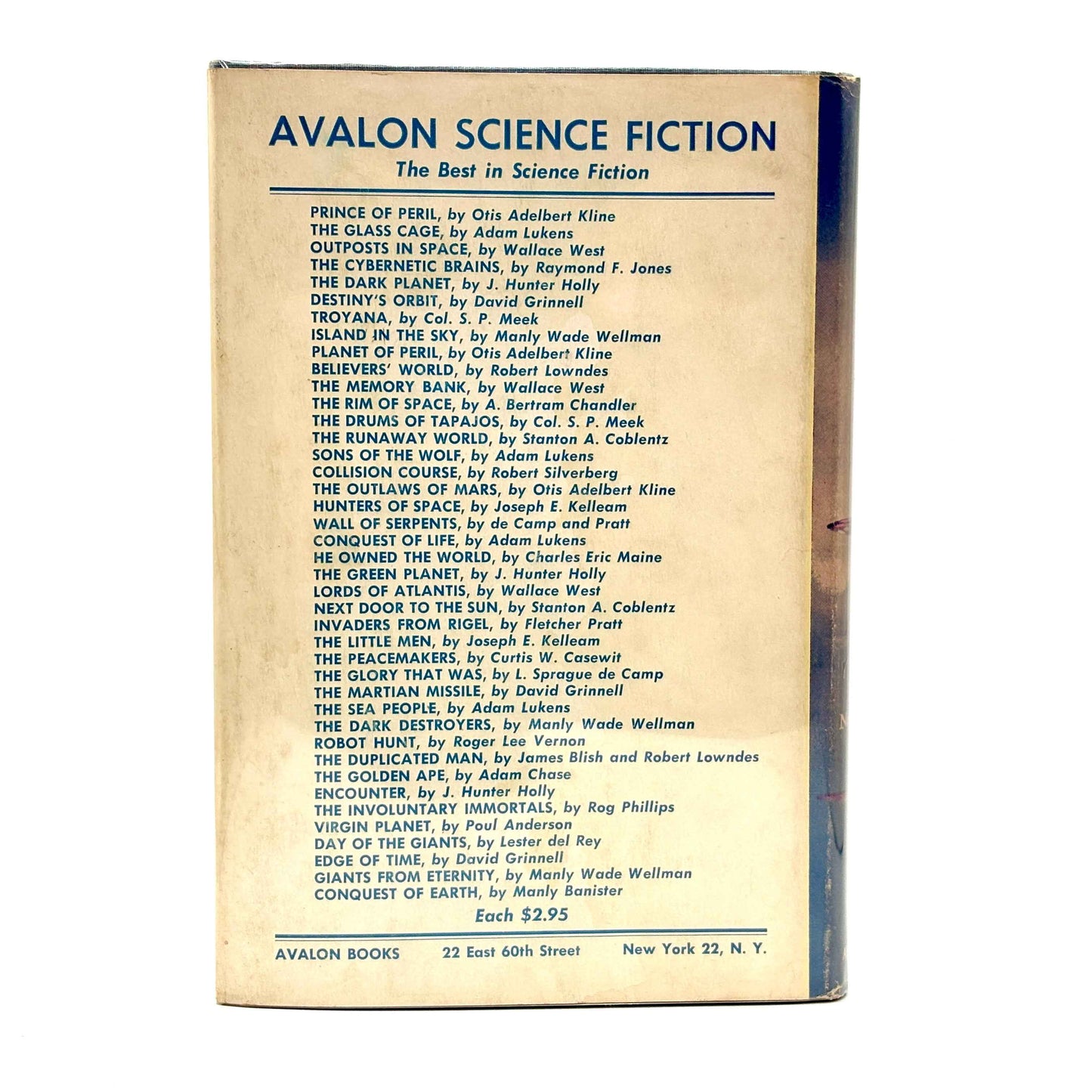 NOWLAN, Philip Francis “Armageddon 2419 A.D.” [Avalon Books, 1952] Buck Rogers