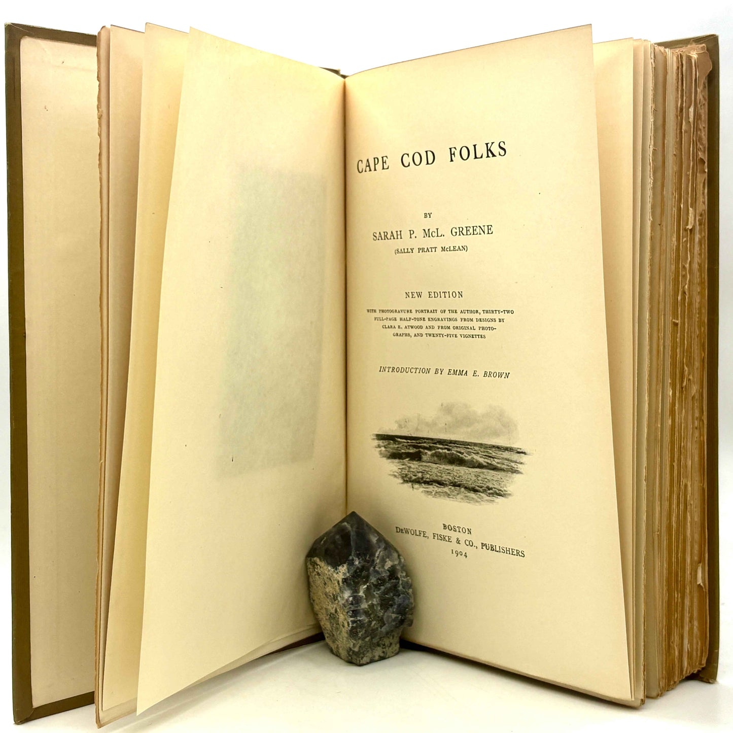 GREENE, Sarah P. McLean "Cape Cod Folks" [Dewolfe, Fiske & Co., 1904]