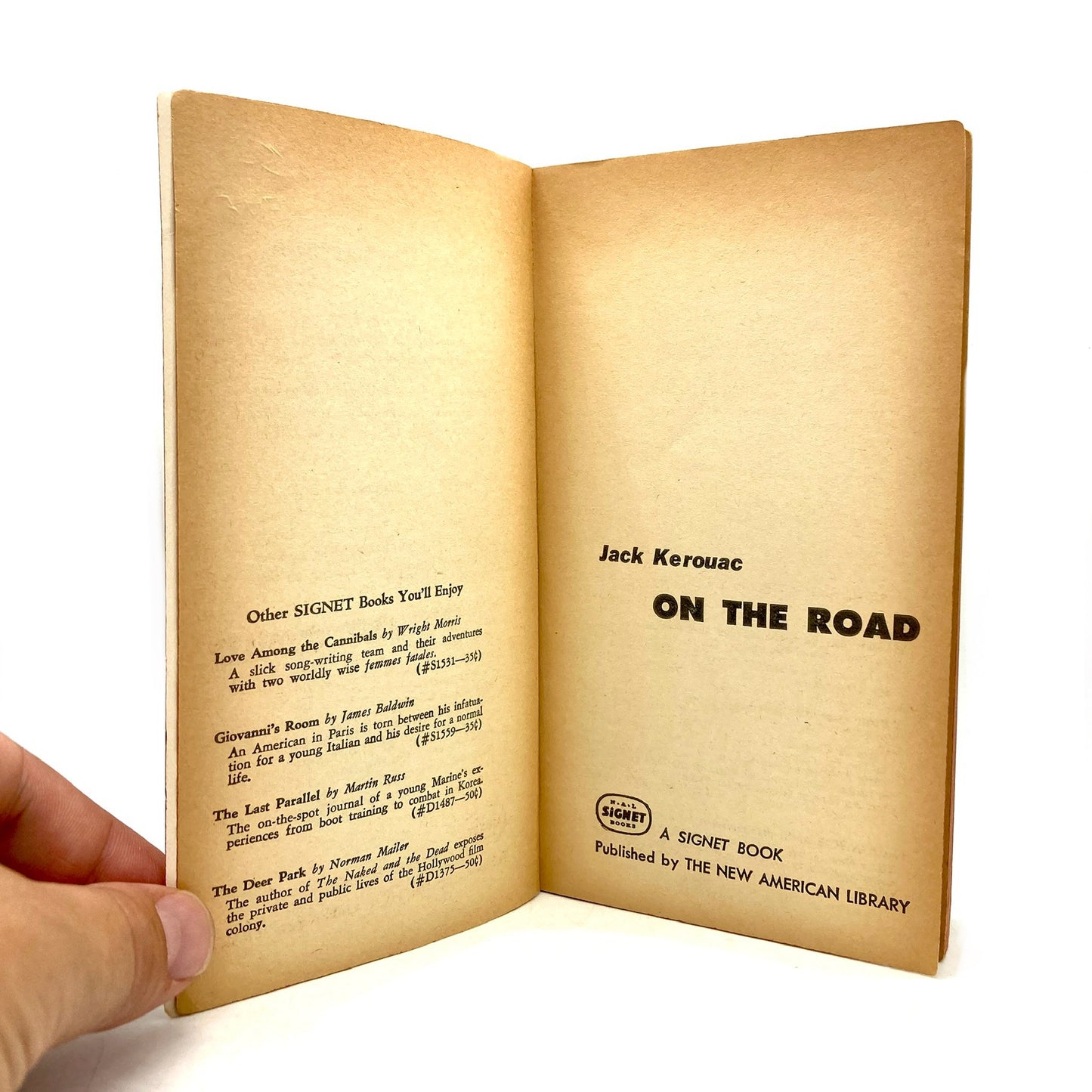 KEROUAC, Jack "On the Road" [Signet, 1958] 1st PB Edition