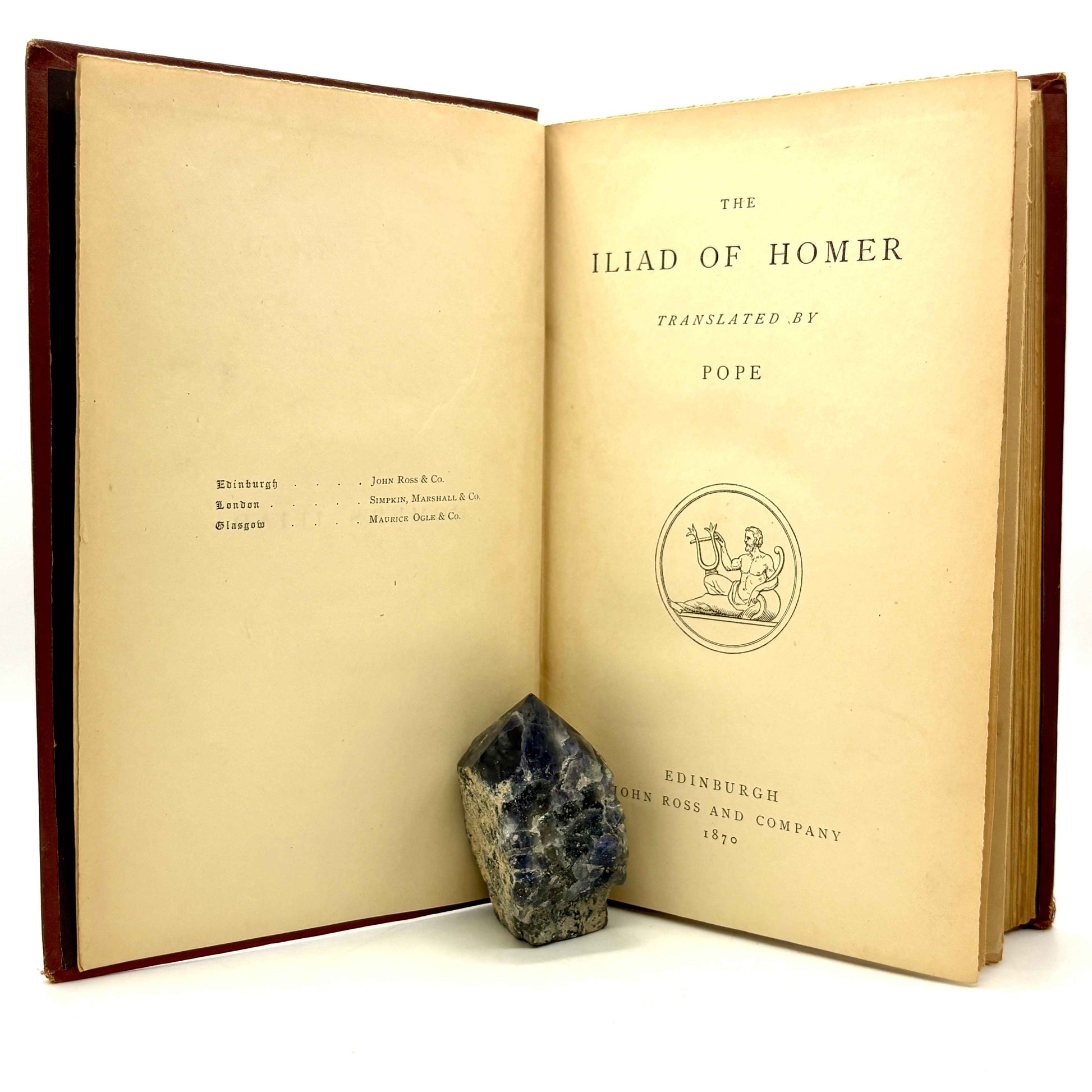 HOMER, Homer "The Iliad" [John Ross & Company, 1870]