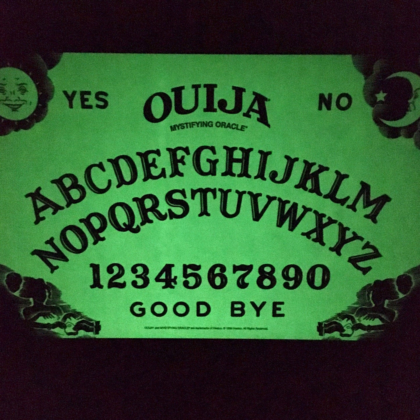 Glow-In-The-Dark Ouija Board [Parker Brothers, 1998] - Buzz Bookstore