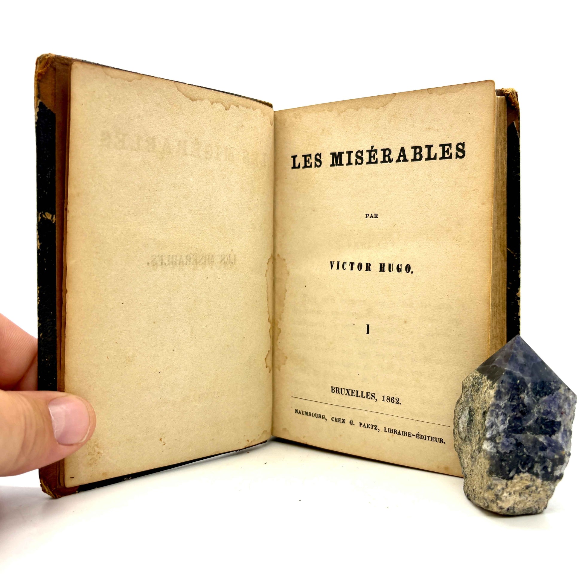 HUGO, Victor "Les Misérables" [Naumbourg, 1862] 1st Pirated Edition