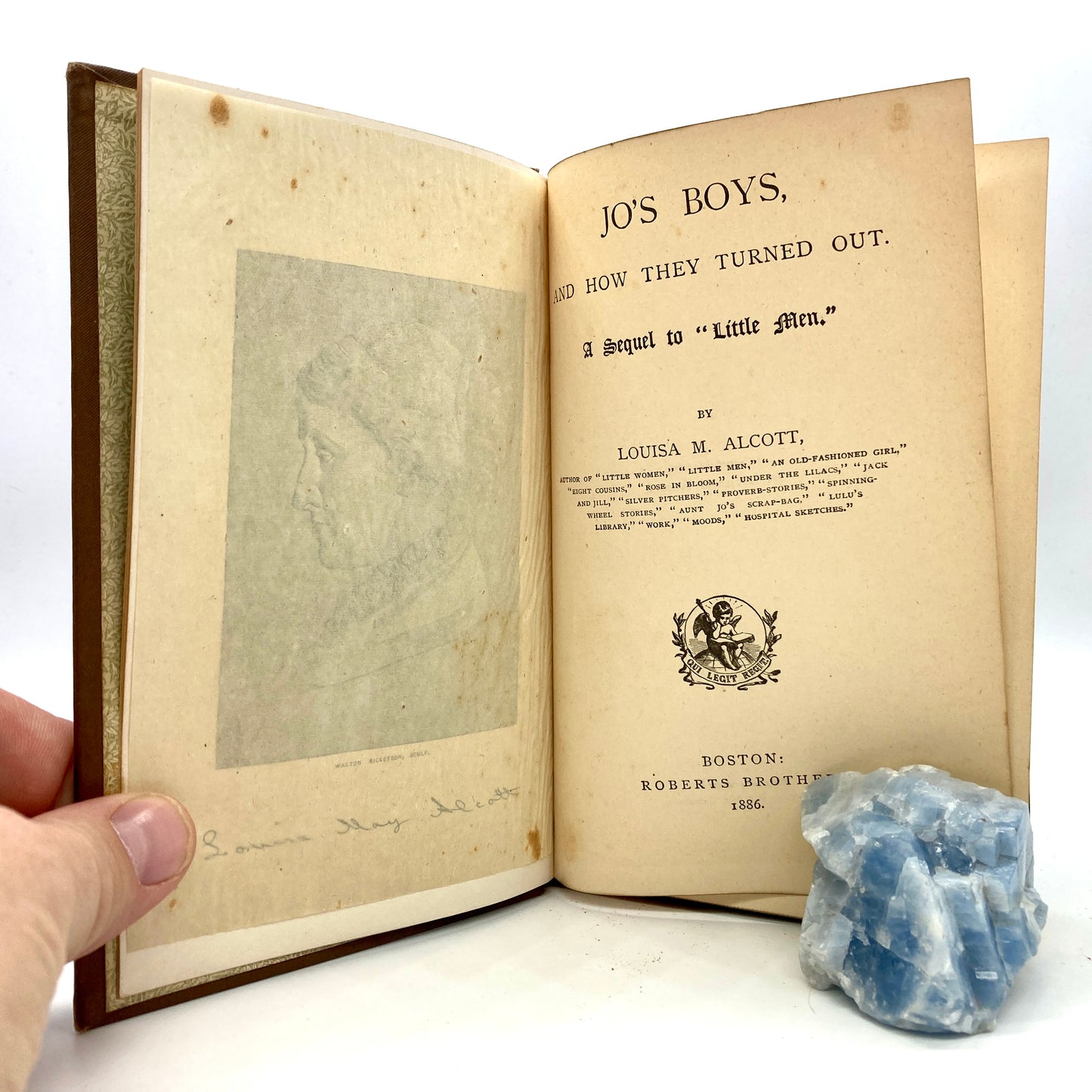 ALCOTT, Louisa May "Jo's Boys" [Roberts Brothers, 1886] 1st Edition, 1st State