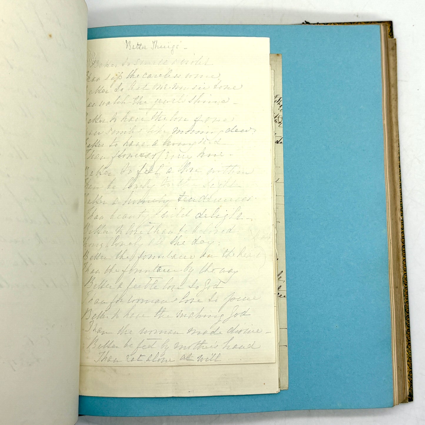 FOSTER, Helen "Commonplace Book and Manuscript Album" [1839]