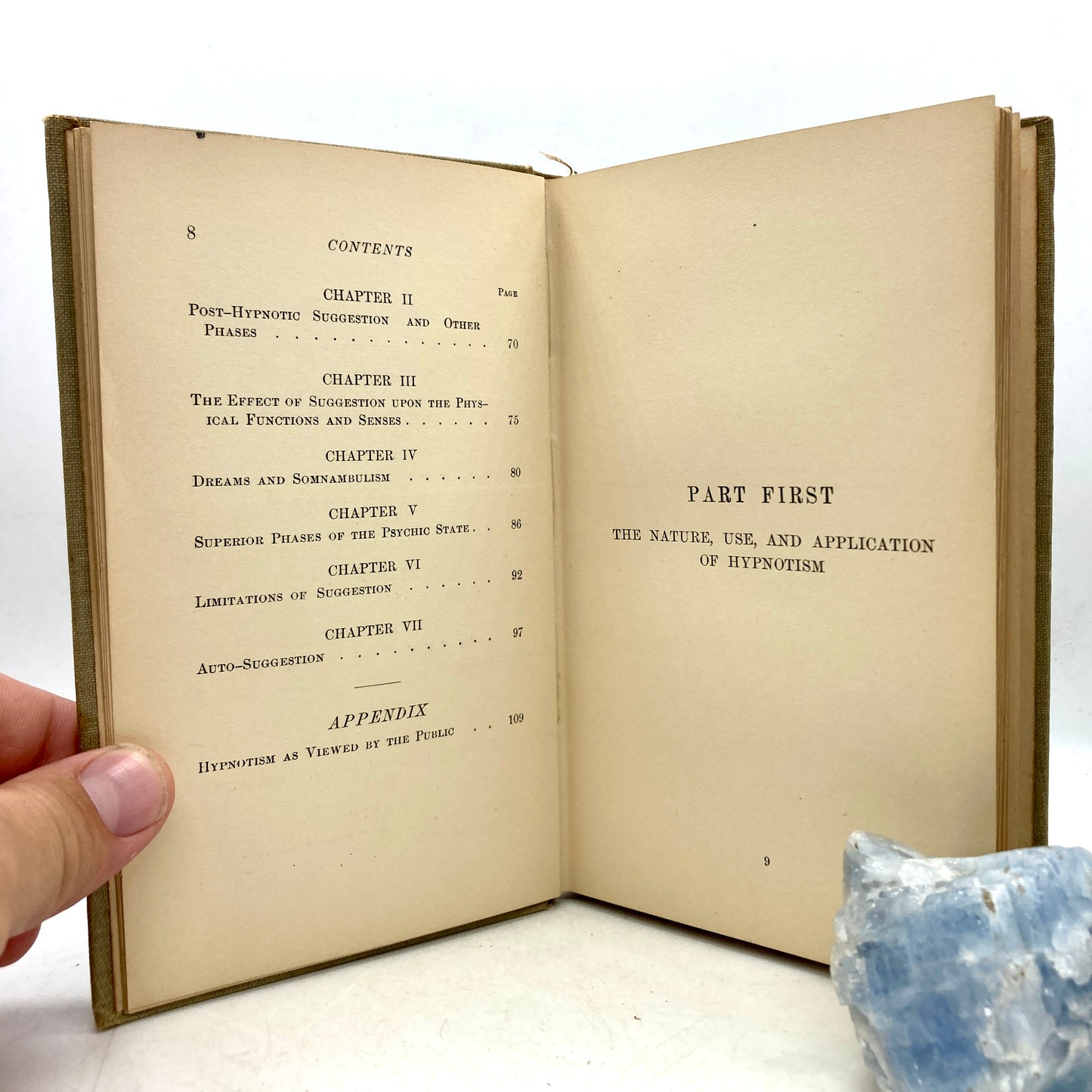 CARPENTER, A.E. "Plain Instructions in Hypnotism and Mesmerism" [Lee and Shepard, 1900]