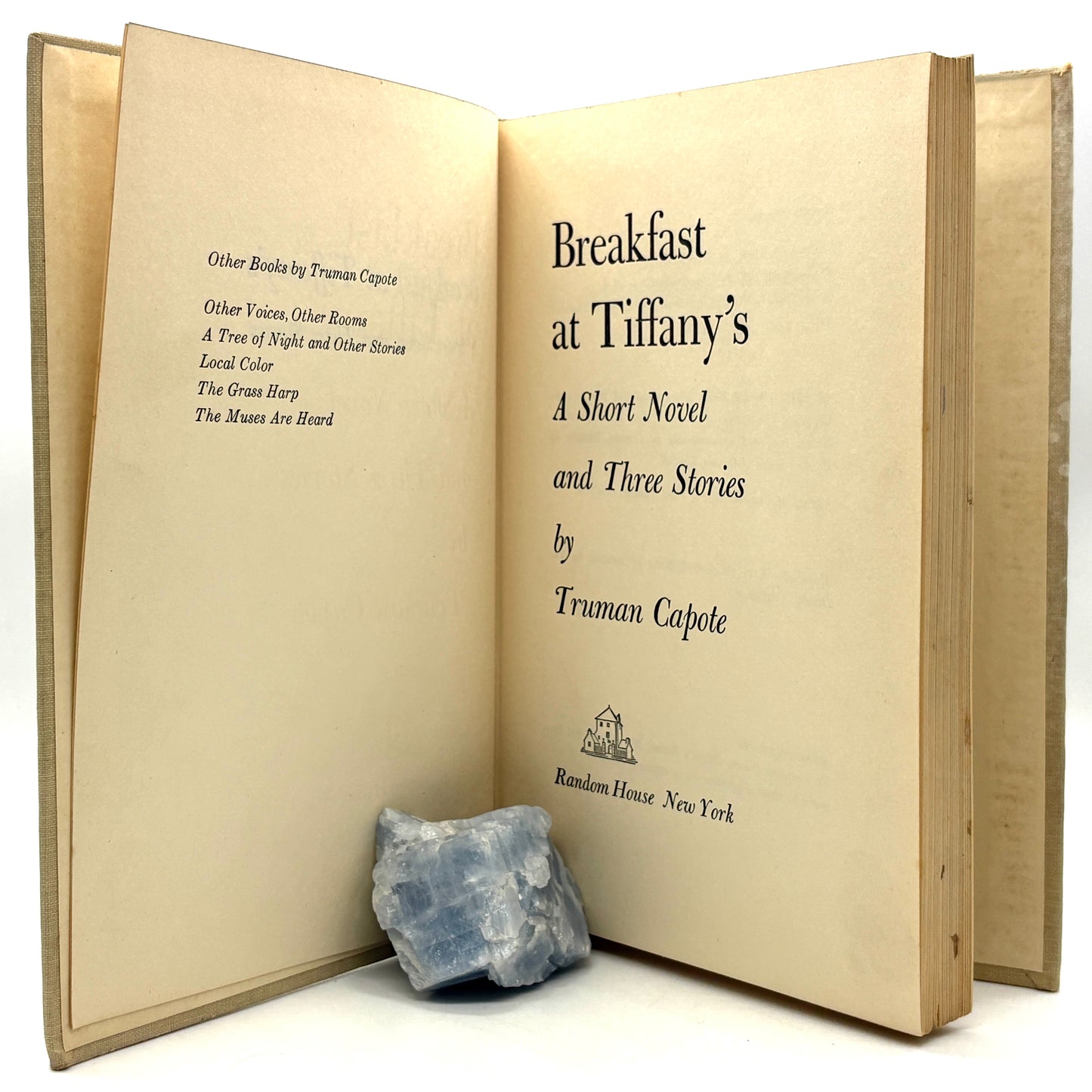 CAPOTE, Truman "Breakfast at Tiffany's" [Random House, 1958] 7th Printing