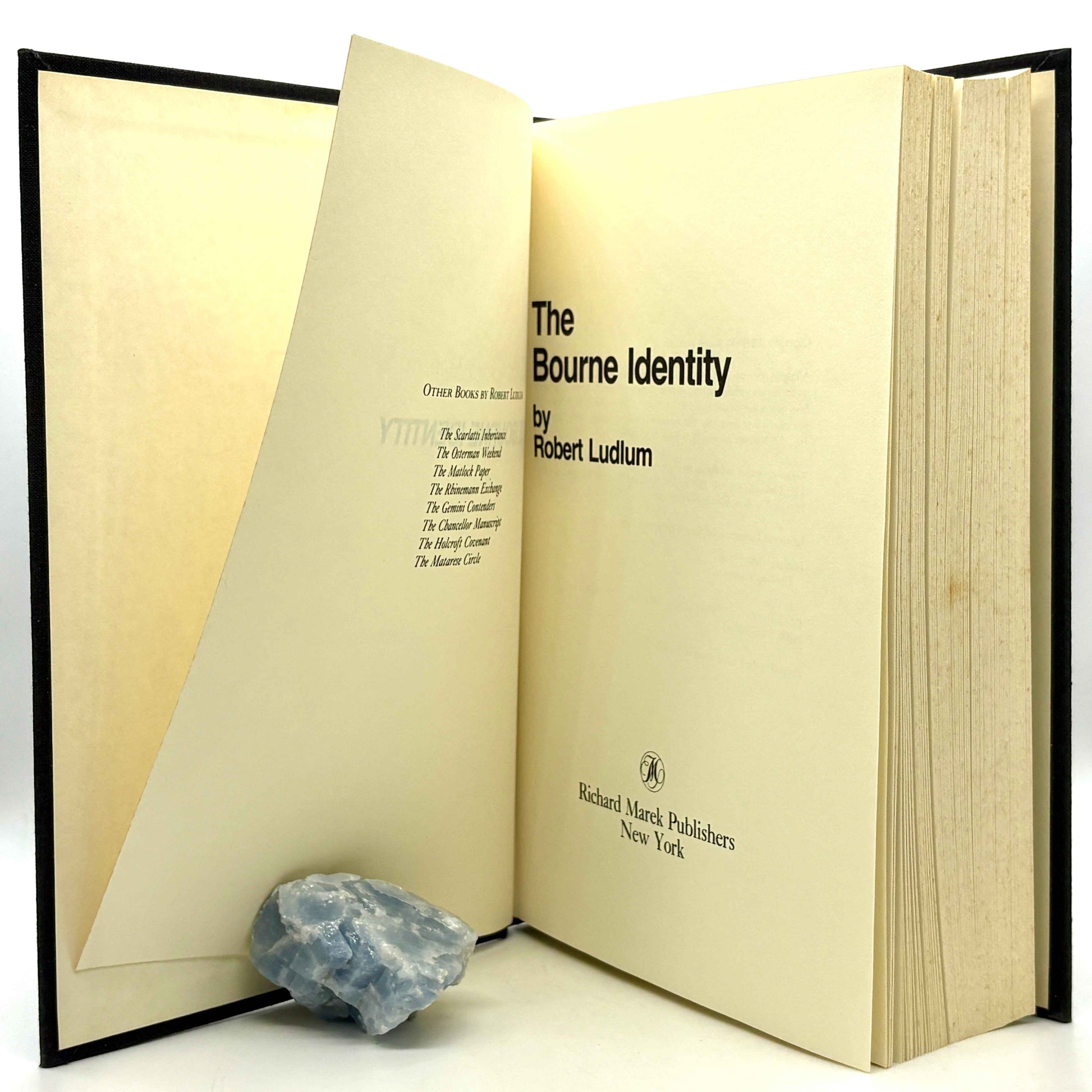 ROBERT LUDLUM “The Bourne Identity” [Richard Marek Publishers, 1980] 1st Edition