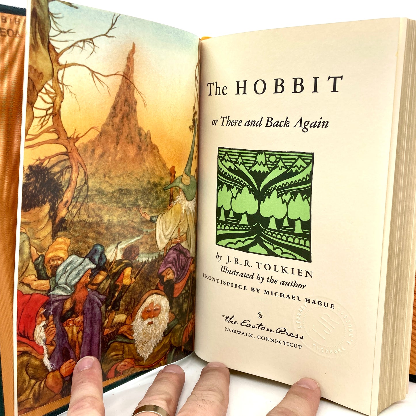 TOLKIEN, J.R.R. "The Hobbit, or There and Back Again" [Easton Press, 1984]