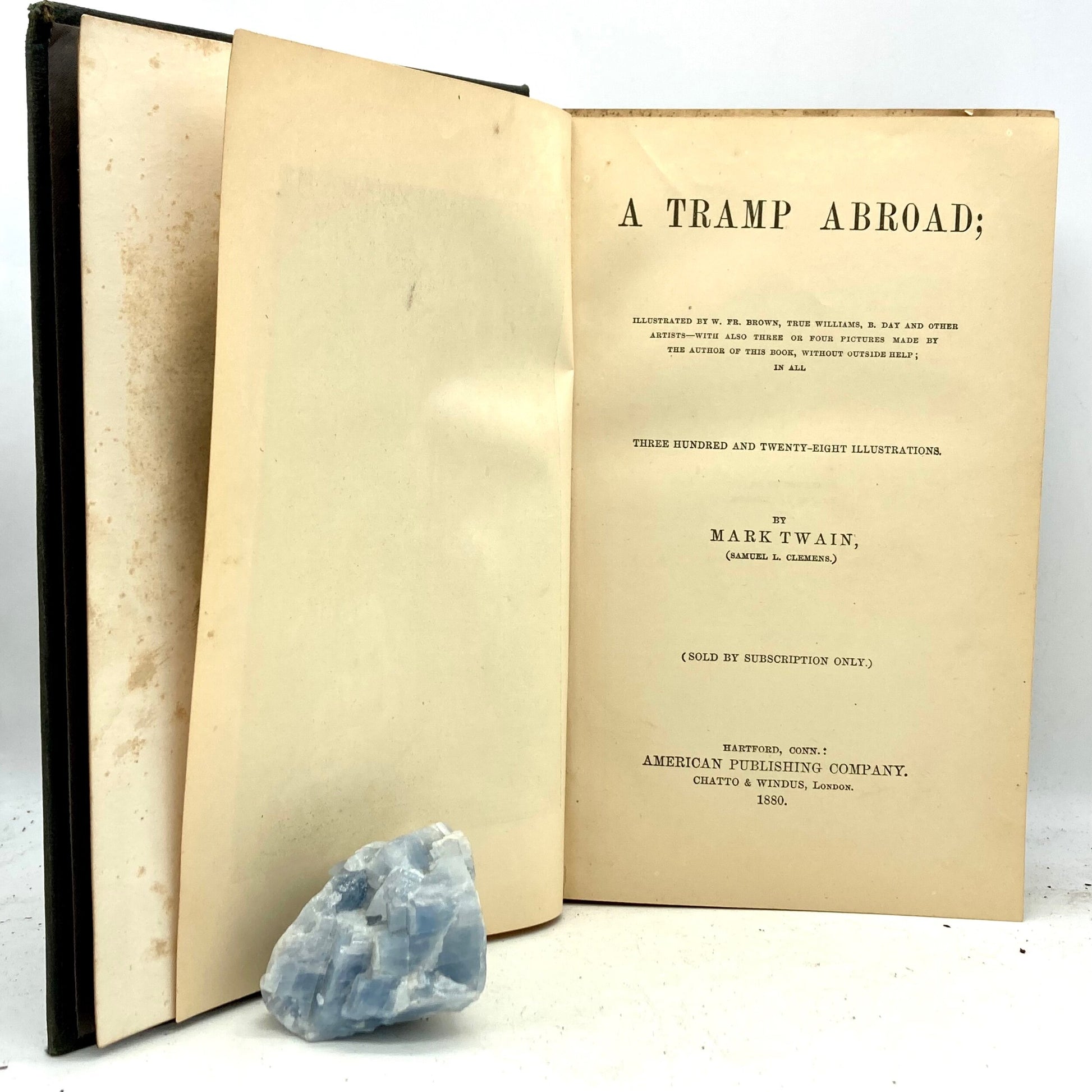 TWAIN, Mark "A Tramp Abroad" [American Publishing co, 1880] 1st Edition - Buzz Bookstore