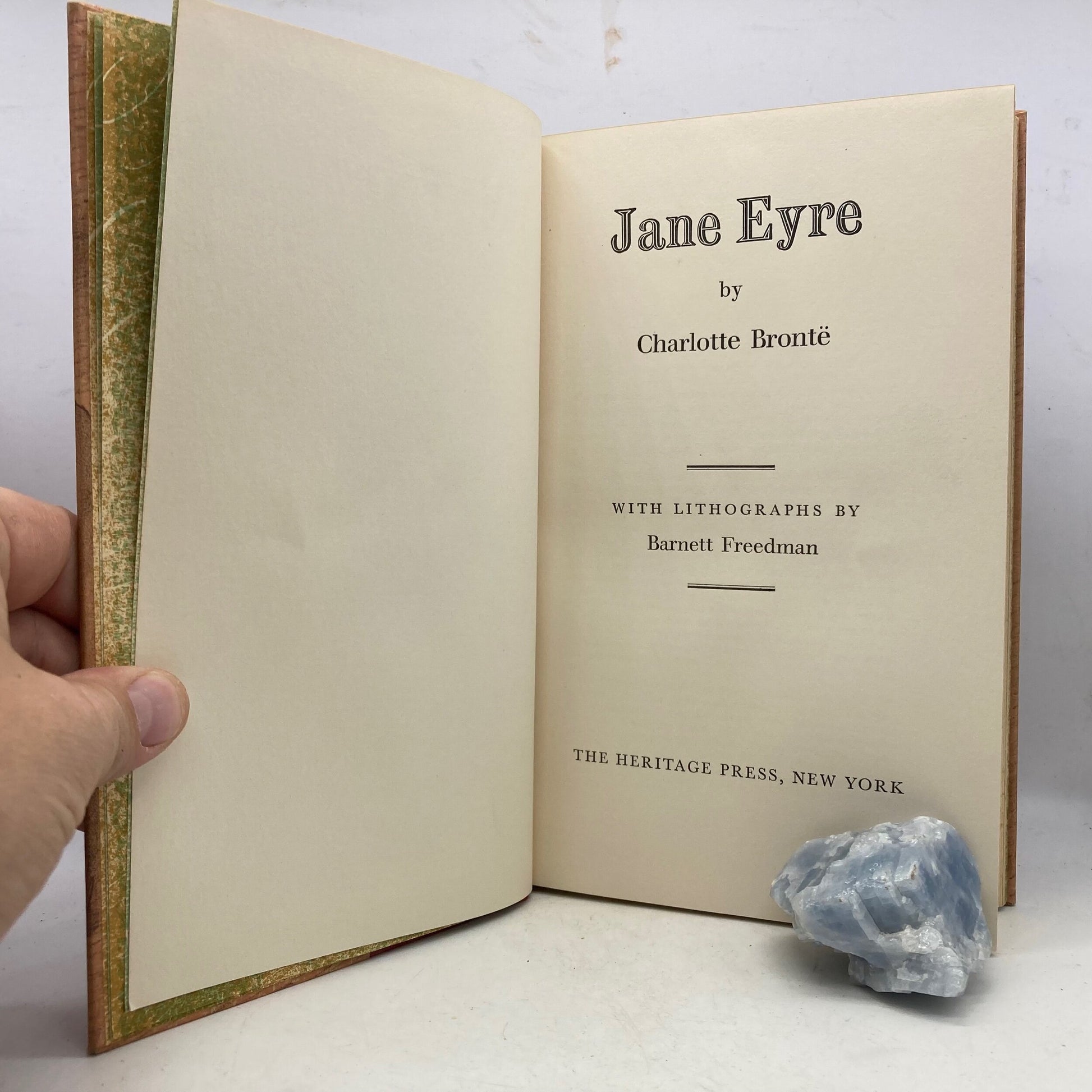 BRONTE, Charlotte "Jane Eyre" [Heritage Press, 1942] - Buzz Bookstore