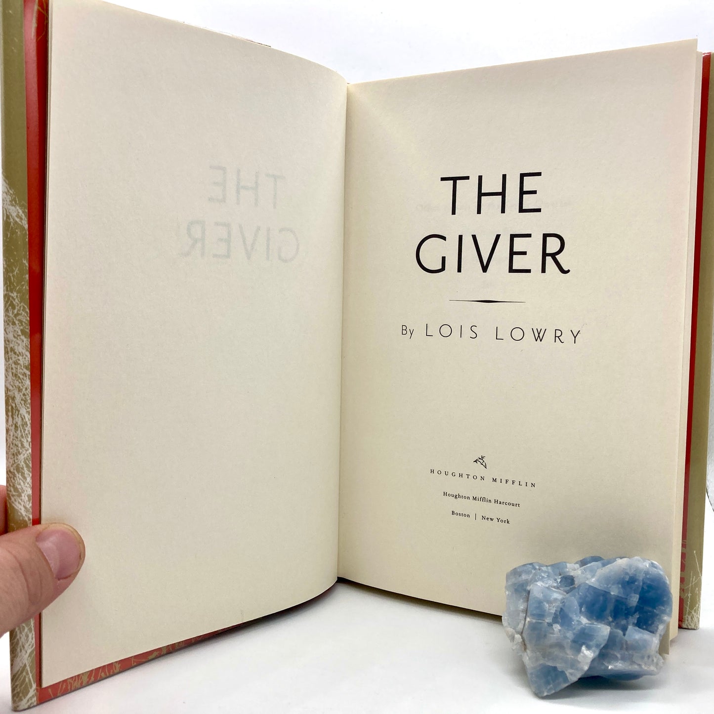 LOWRY, Lois "The Giver" [Houghton Mifflin, 1993] Signed