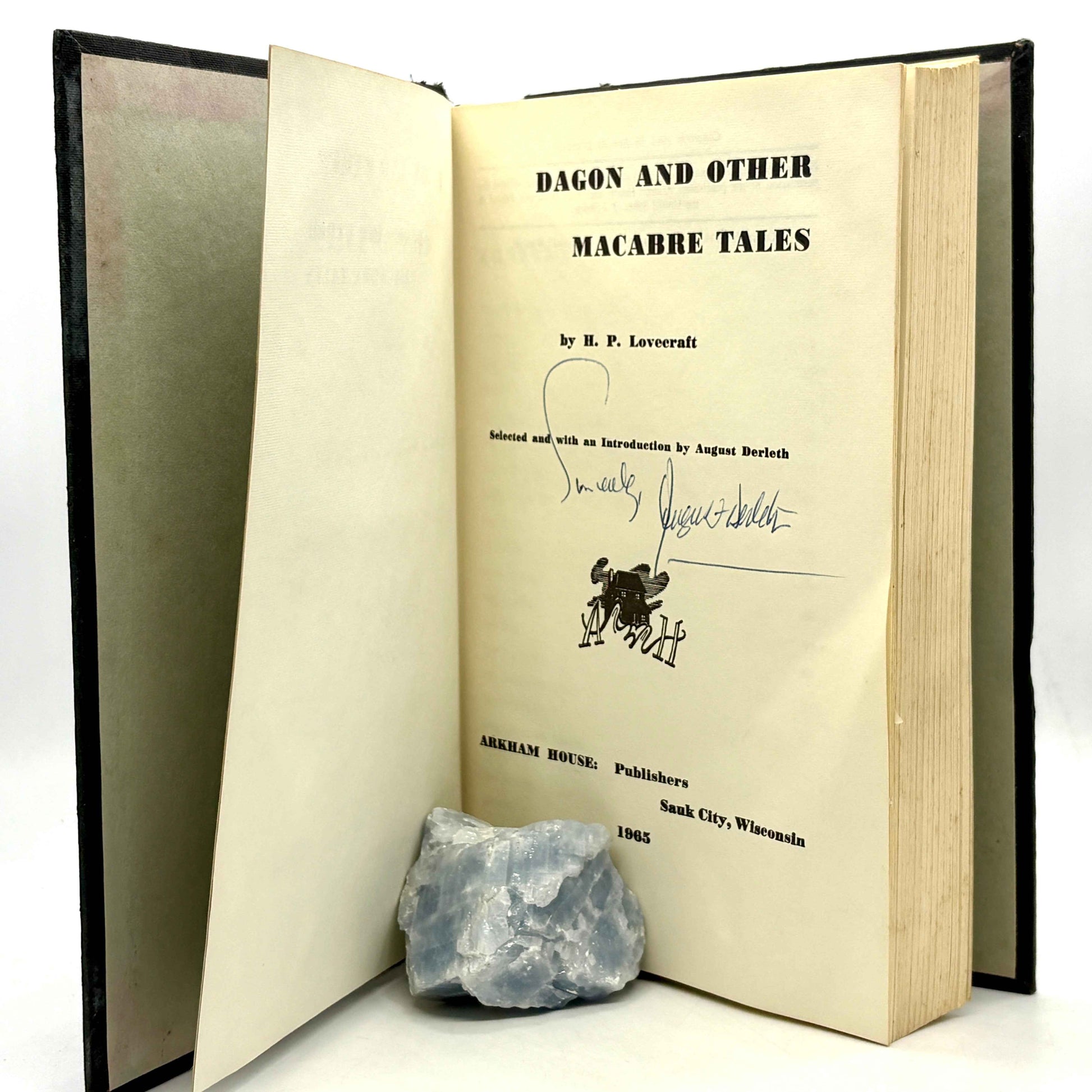LOVECRAFT, H. P. "Dagon and Other Macabre Tales" [Arkham House, 1965] Signed