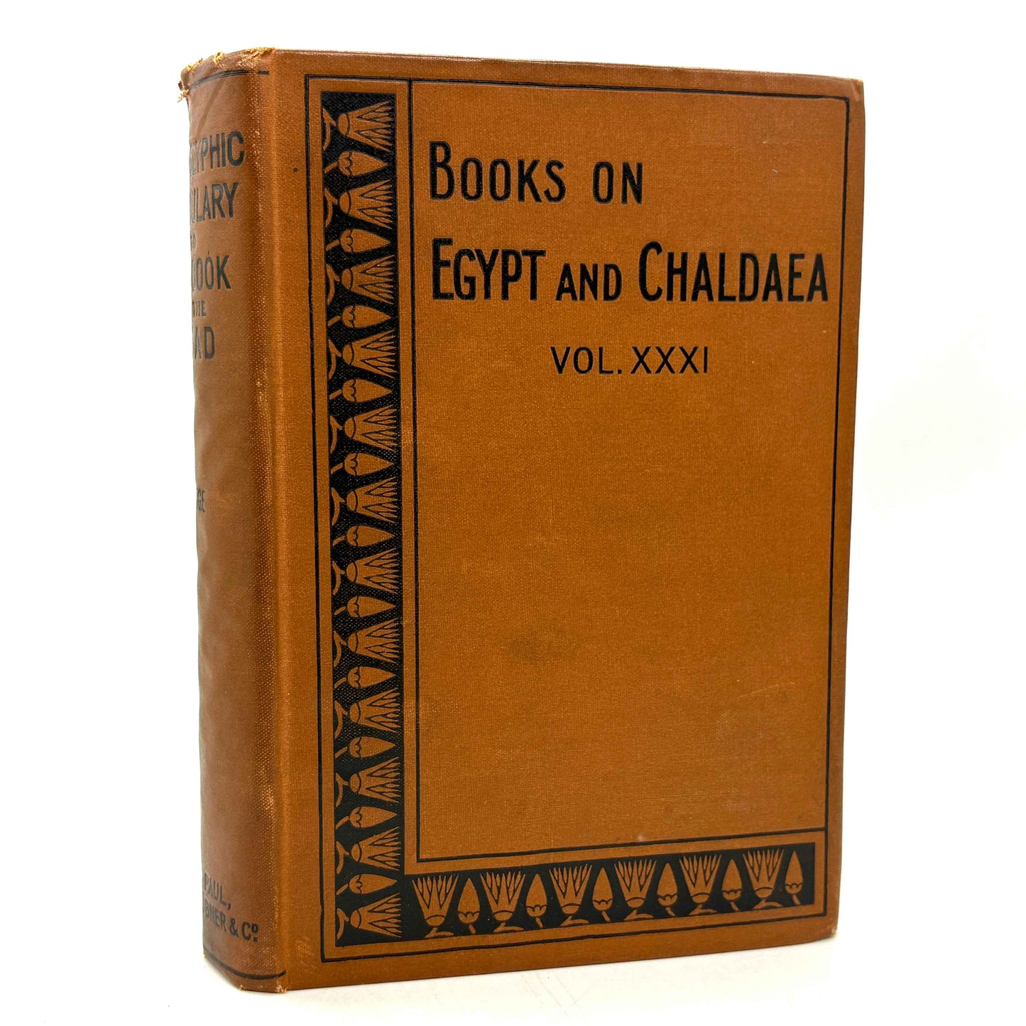 BUDGE, E. A. Wallis "A Hieroglyphic Vocabulary to the Book of the Dead" [1911]