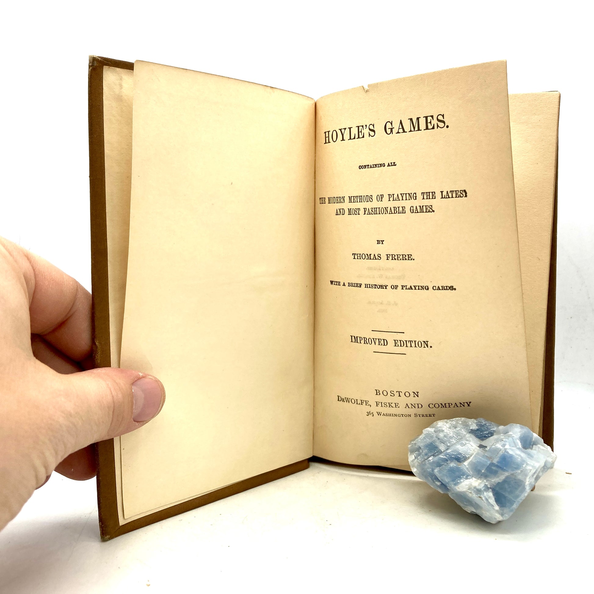 FRERE, Thomas "Hoyle's Games" [DeWolfe, Fiske & Co, 1875] - Buzz Bookstore