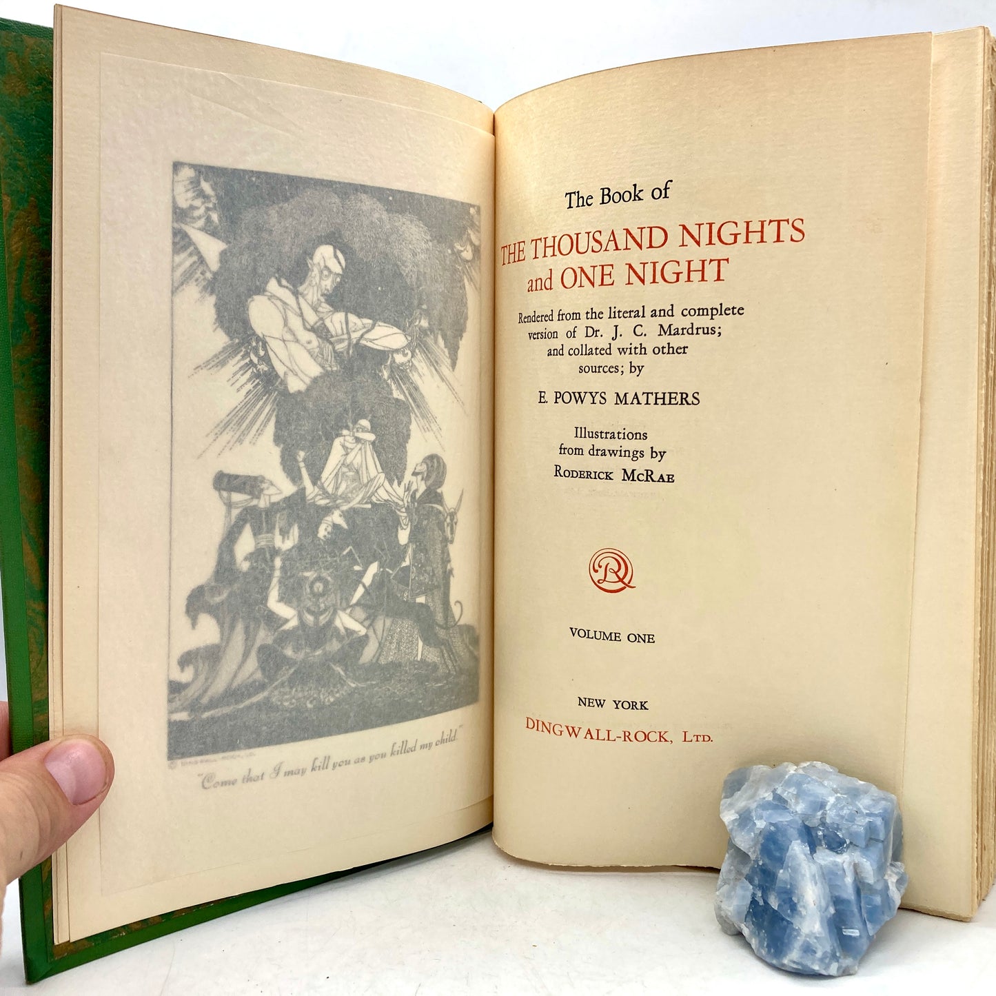 "The Book of a Thousand and One Nights" [Dingwall-Rock, 1930] 8 Volumes