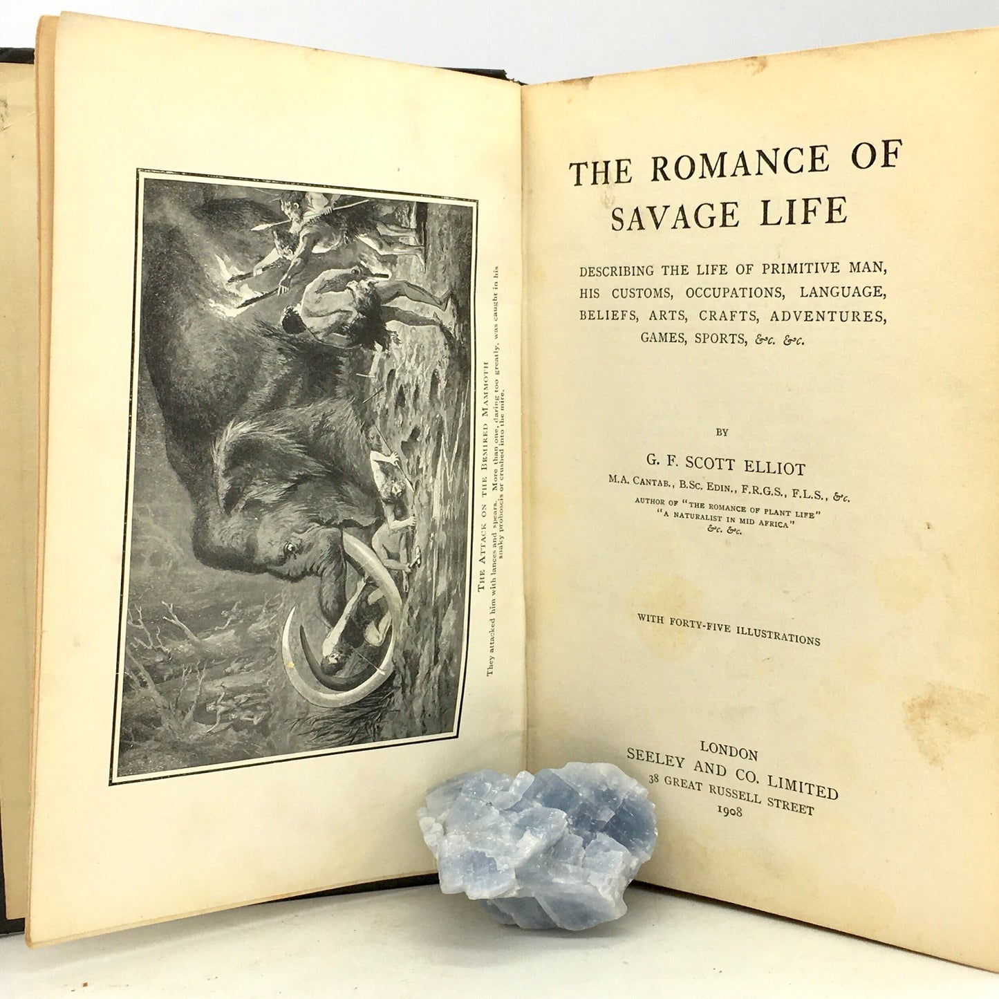 ELLIOT, G.F. Scott “The Romance of Savage Life” [Seeley & Co, 1908] - Buzz Bookstore