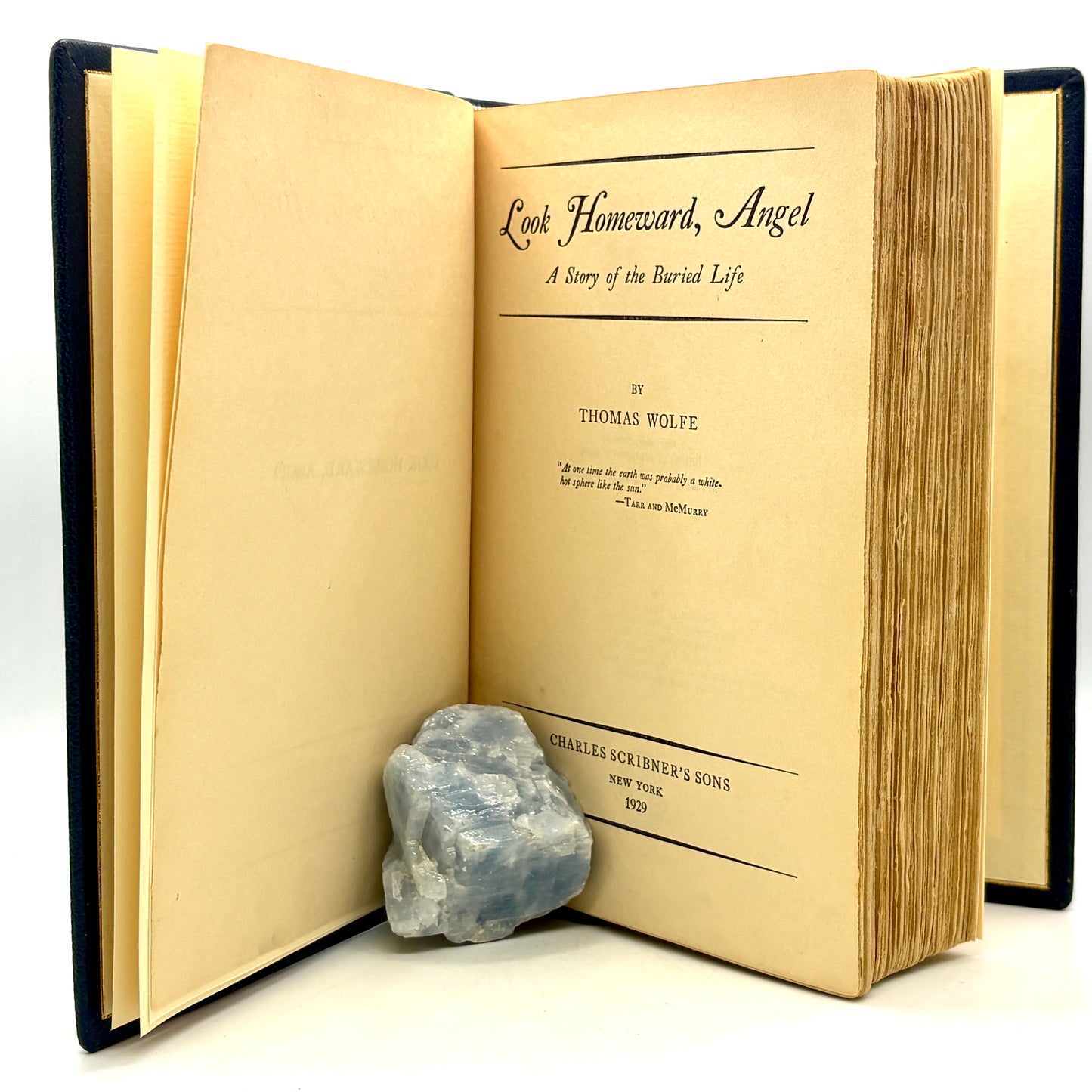 WOLFE, Thomas. "Look Homeward, Angel" [Scribner’s, 1929] 1st Edition