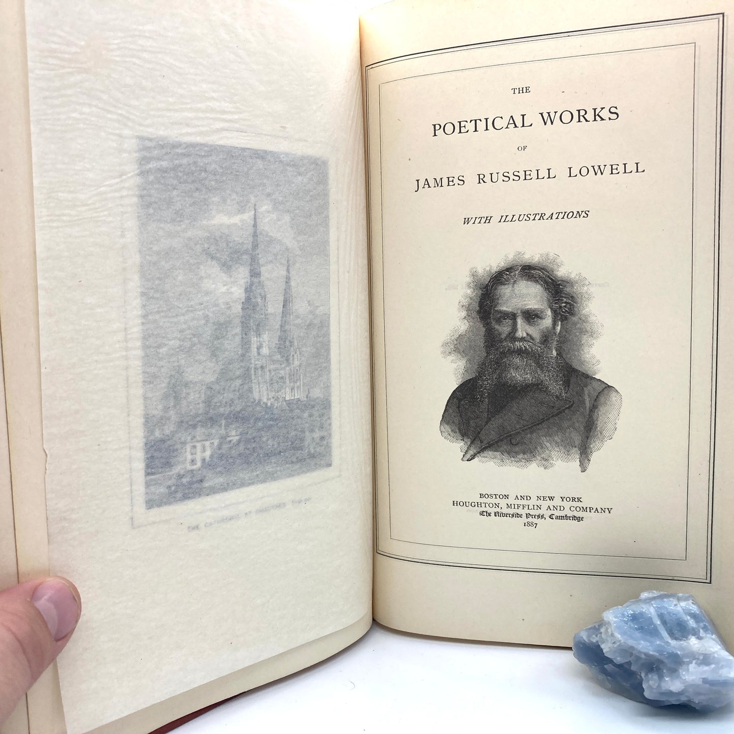 LOWELL, James Russell "The Complete Poetical Works" [Houghton Mifflin, 1887]