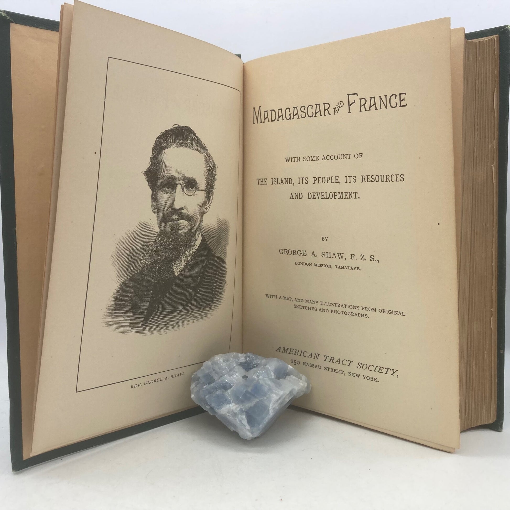 SHAW, George A. "Madagascar and France" [American Tract Society, c1890] - Buzz Bookstore