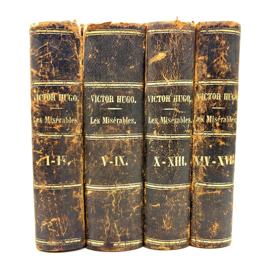 HUGO, Victor "Les Misérables" [Naumbourg, 1862] 1st Pirated Edition