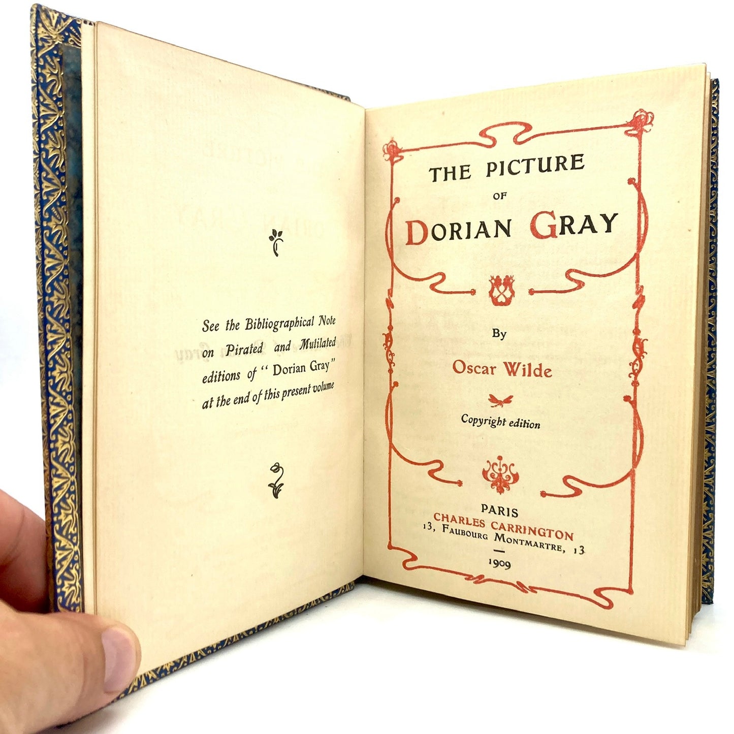 WILDE, Oscar "The Picture of Dorian Gray" [Charles Carrington, 1909] Bayntun Fine Binding