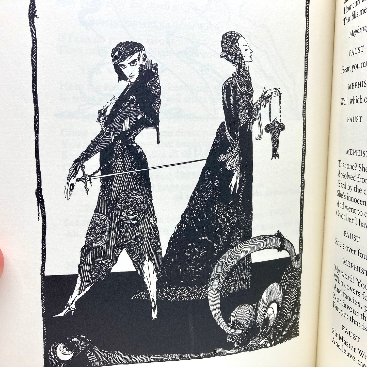 VON GOETHE, Johann Wolfgang "Faust" [Franklin Library, 1979] Harry Clarke Illustrations