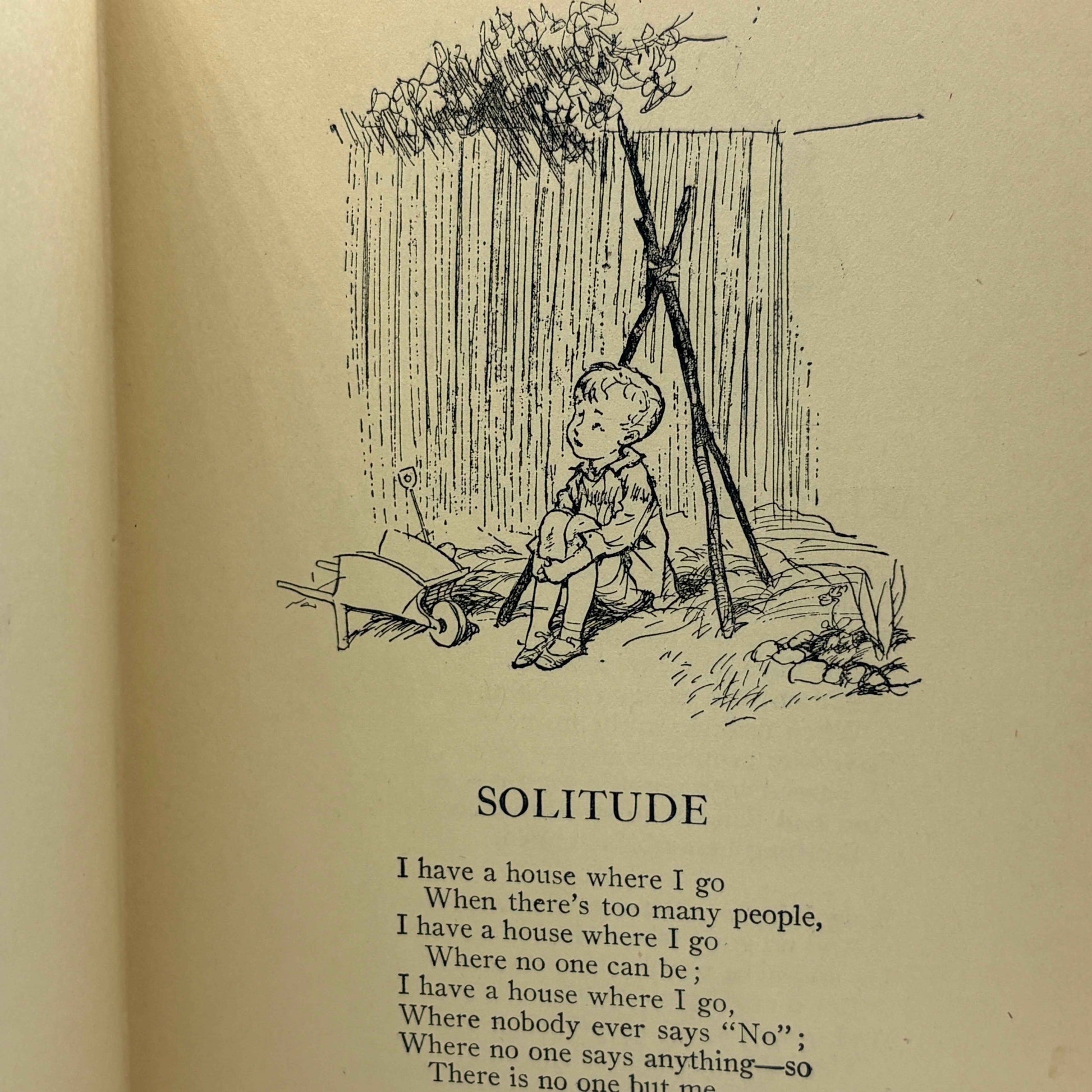 MILNE, A. A. "Now We Are Six" [E. P. Dutton & Company, 1927] 1st Edition