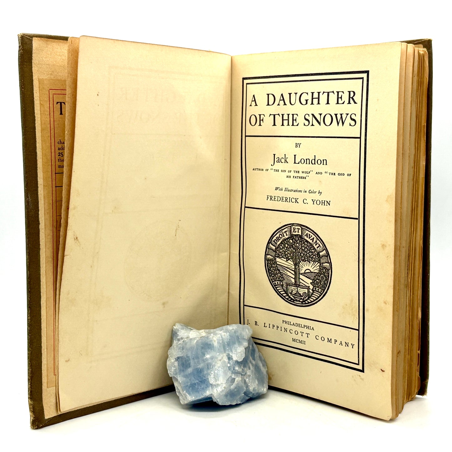 LONDON, Jack “A Daughter of the Snows” [J. B. Lippincott Company, 1902]