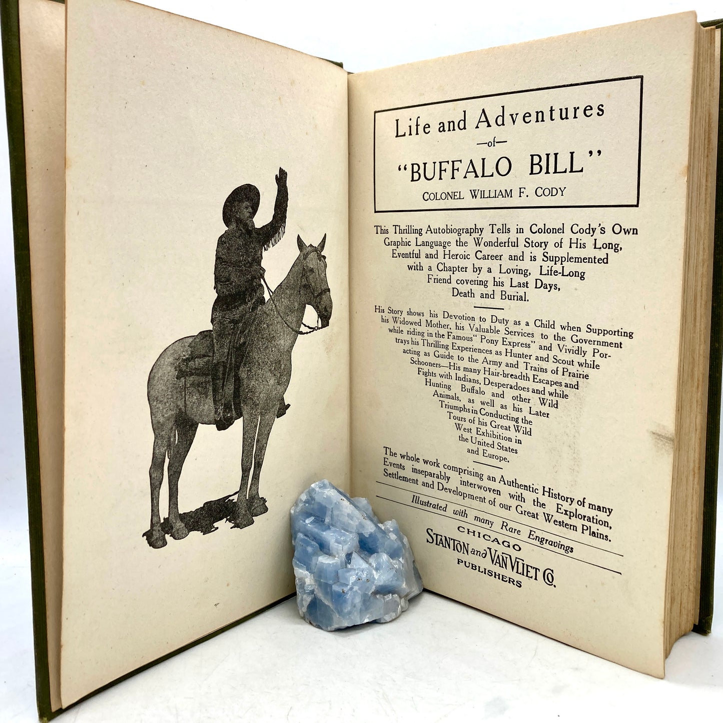 CODY, Buffalo Bill "Life and Adventures of Buffalo Bill" [Stanton & Van Vliet, 1917] 1st Edition