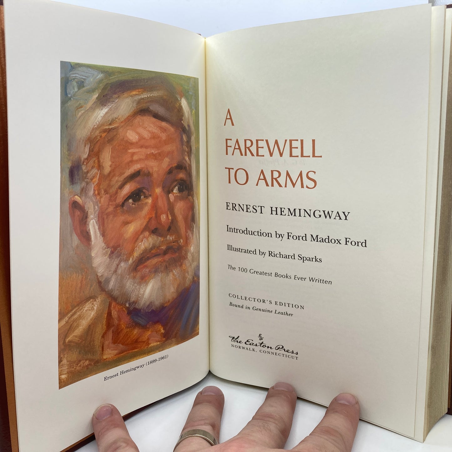 HEMINGWAY, Ernest "A Farewell to Arms" [Easton Press, 2003]