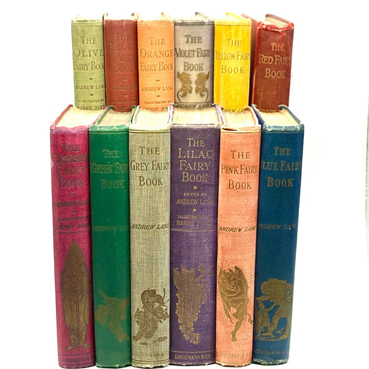 LANG, Andrew - Complete Set of 12 "Fairy Books" [Longmans, 1890-1928]