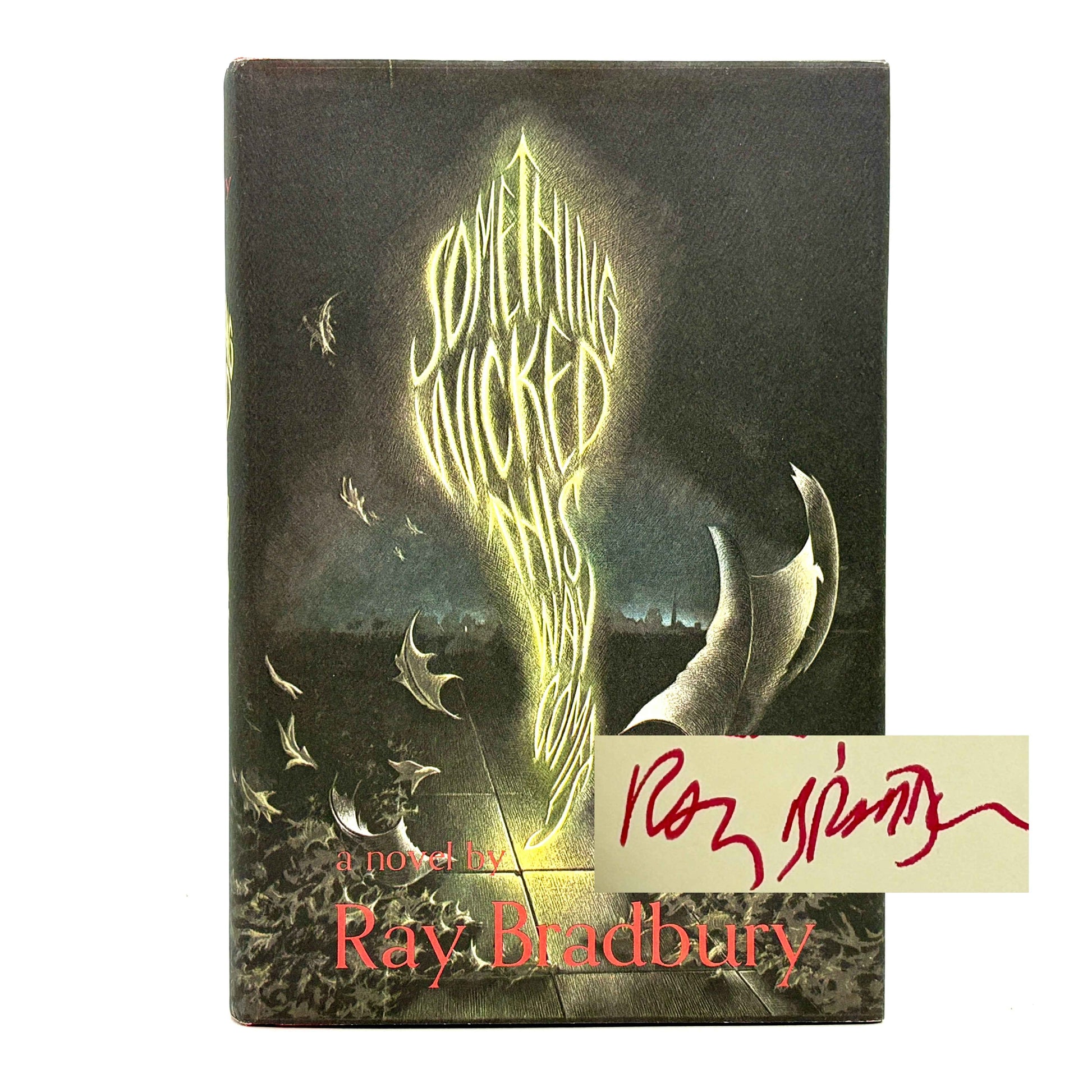 BRADBURY, Ray "Something Wicked This Way Comes" [Alfred A. Knopf, 1990] Signed