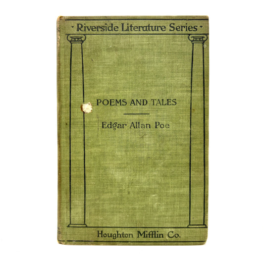 POE, Edgar Allan "Poems and Tales" [Houghton Mifflin, 1898]