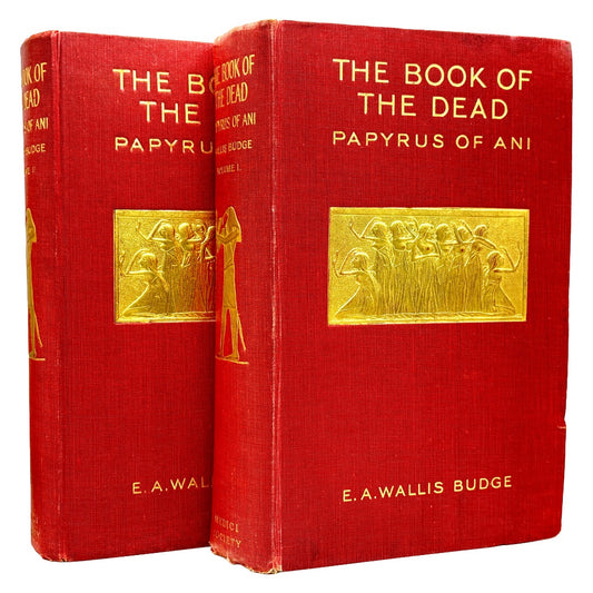 BUDGE, E. A. Wallis "The Book of the Dead: The Papyrus of Ani" [Medici Society, 1913]