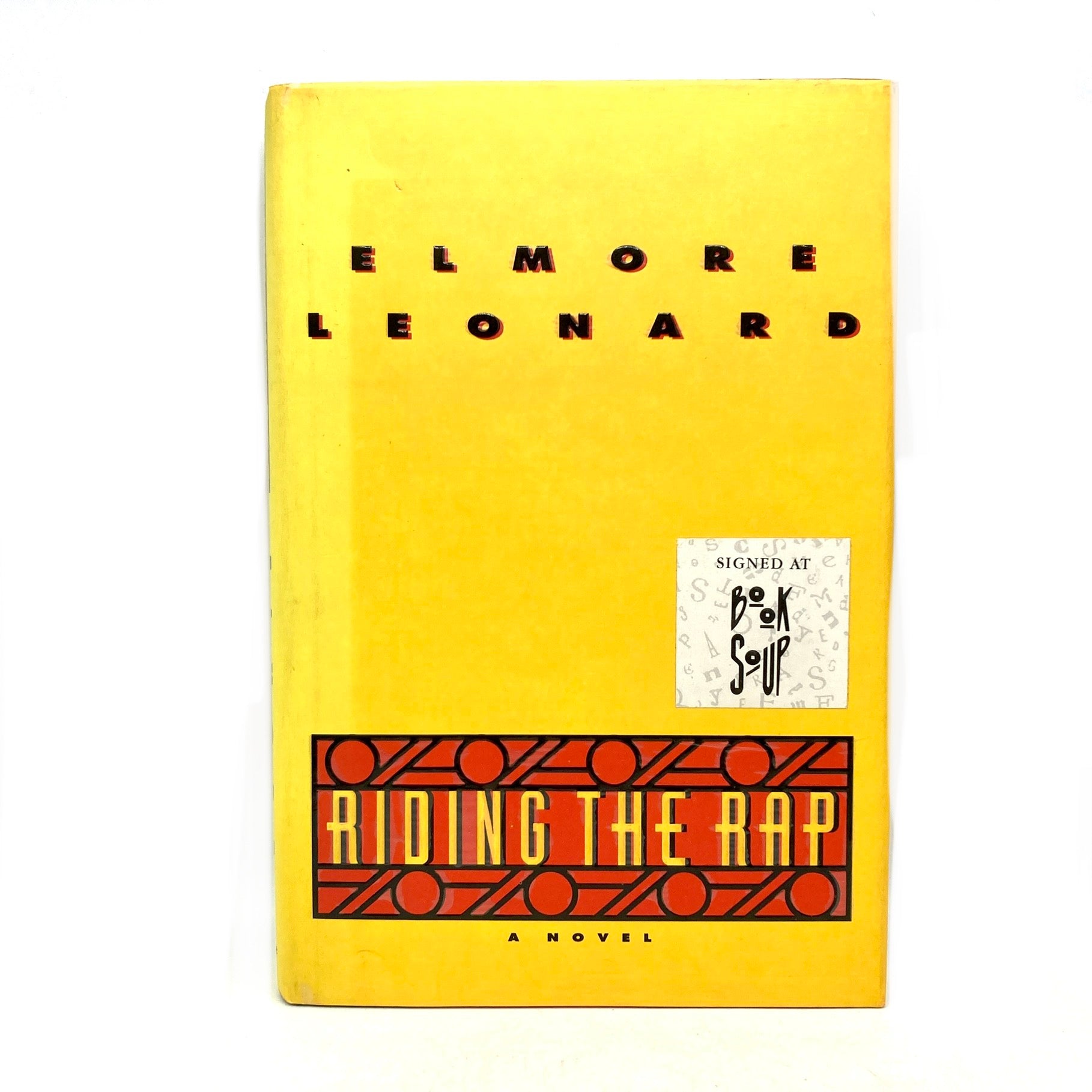 LEONARD, Elmore "Riding the Rap" [Delacorte, 1995] 1st Edition/2nd (Signed) - Buzz Bookstore