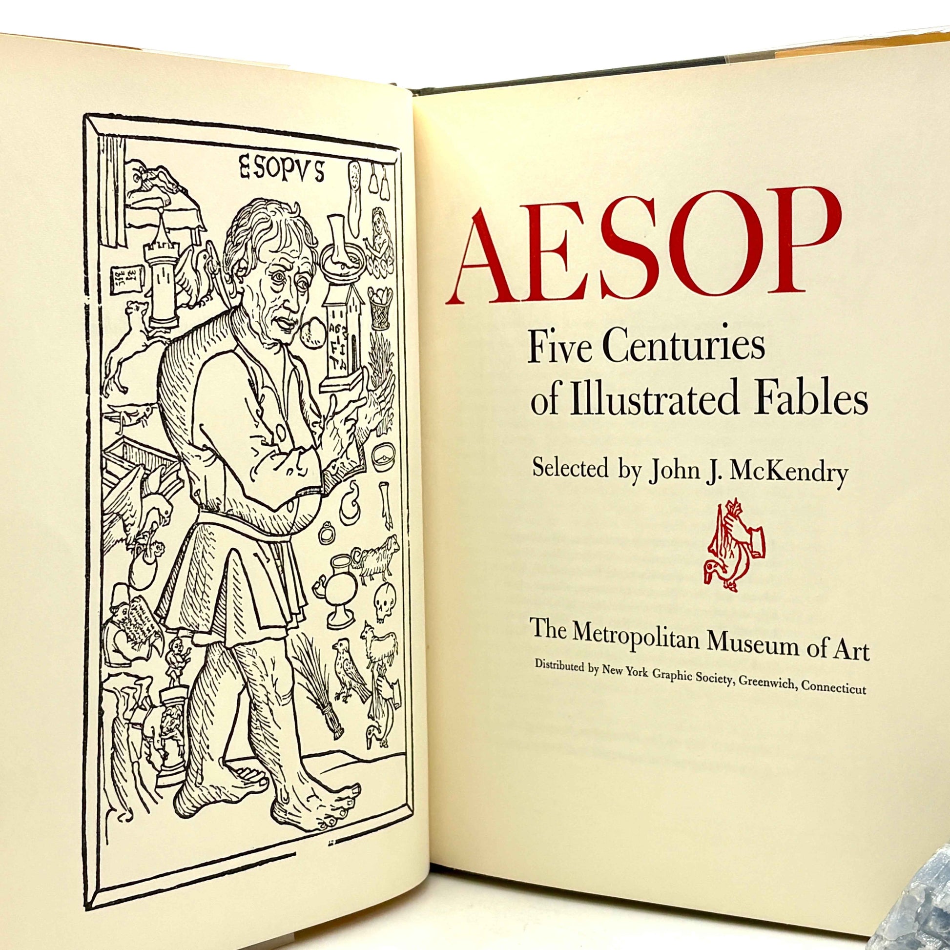 AESOP “Five Centuries of Illustrated Fables” [The Metropolitan Museum of Art, 1964]