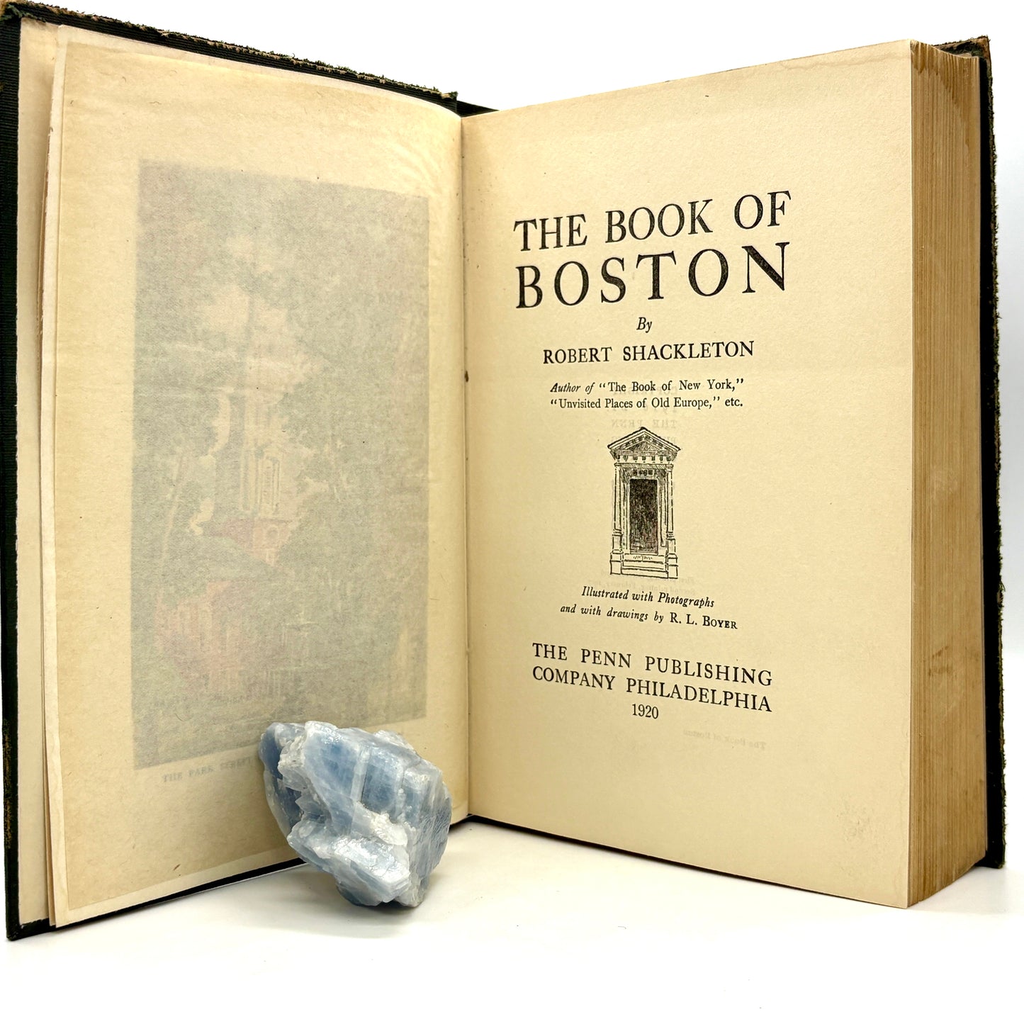 SHACKLETON, Robert "The Book of Boston" [Penn Publishing, 1920]