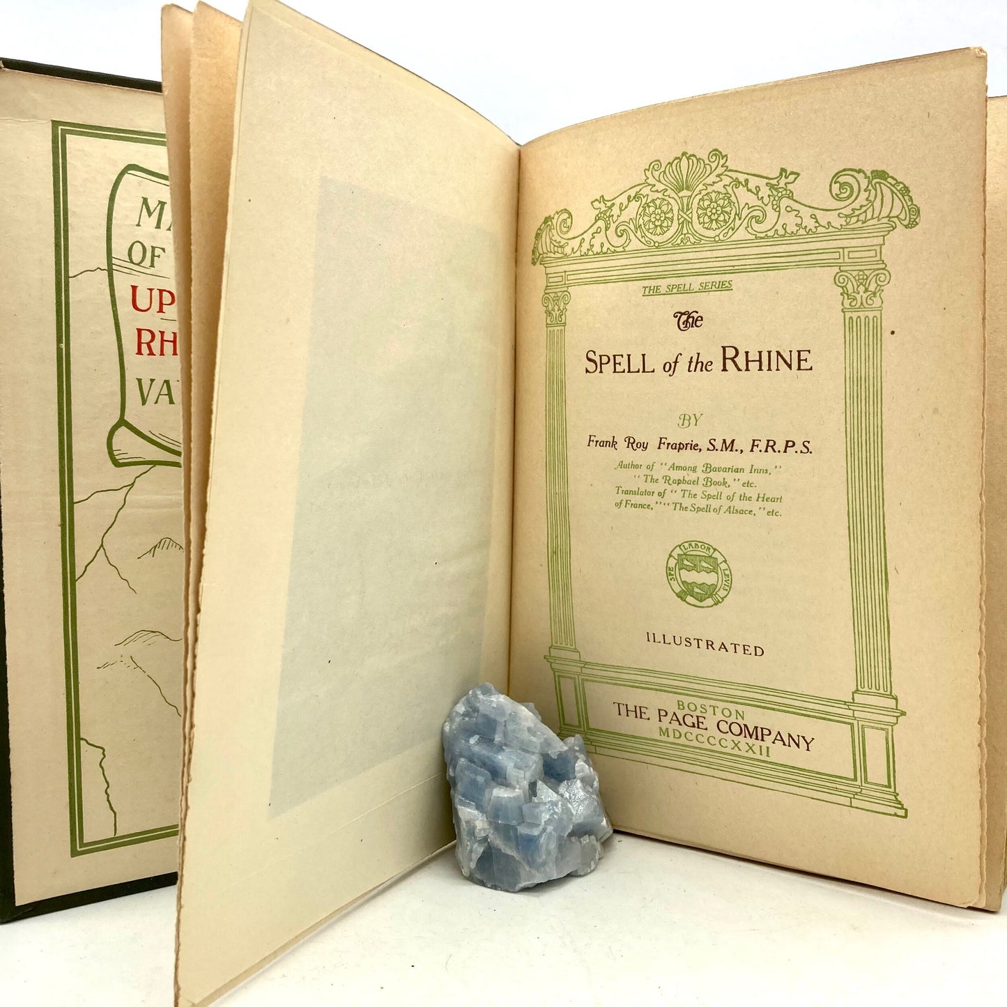 FRAPRIE, Frank Roy “The Spell of the Rhine” [The Page Company, 1922] 1st Edition - Buzz Bookstore