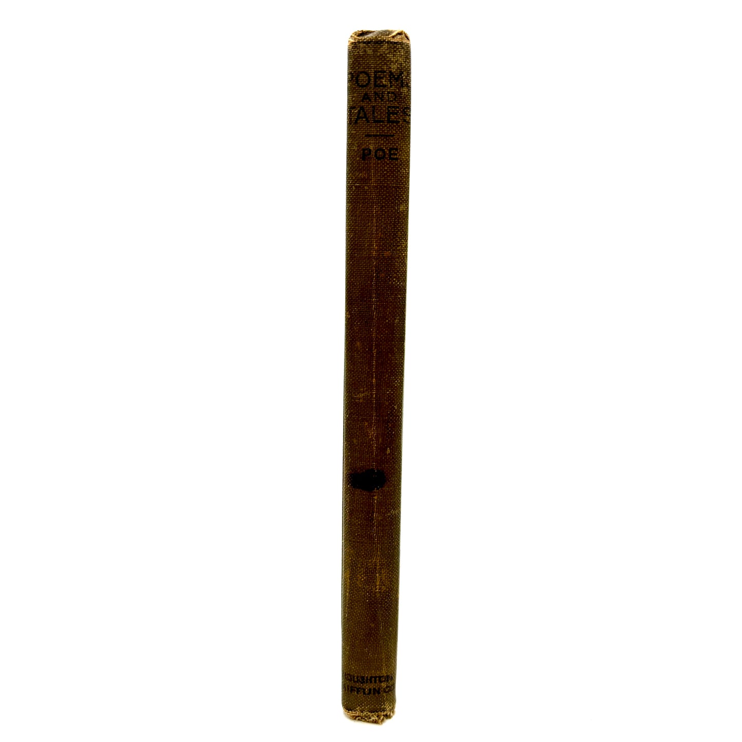 POE, Edgar Allan "Poems and Tales" [Houghton Mifflin, 1898]