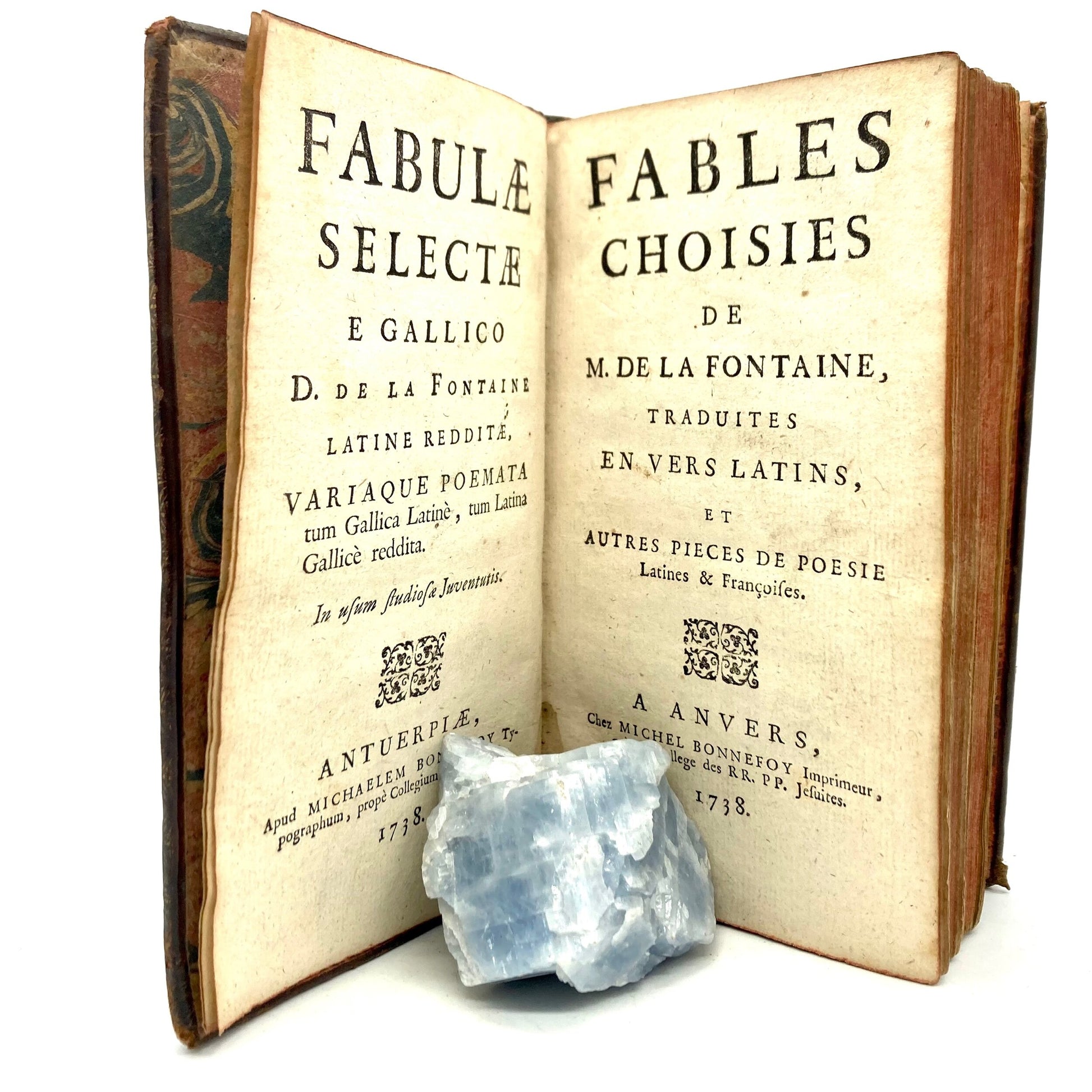 DE LA FONTAINE, Jean "Fables Choisies" [Michel Bonnefoy, 1738] - Buzz Bookstore