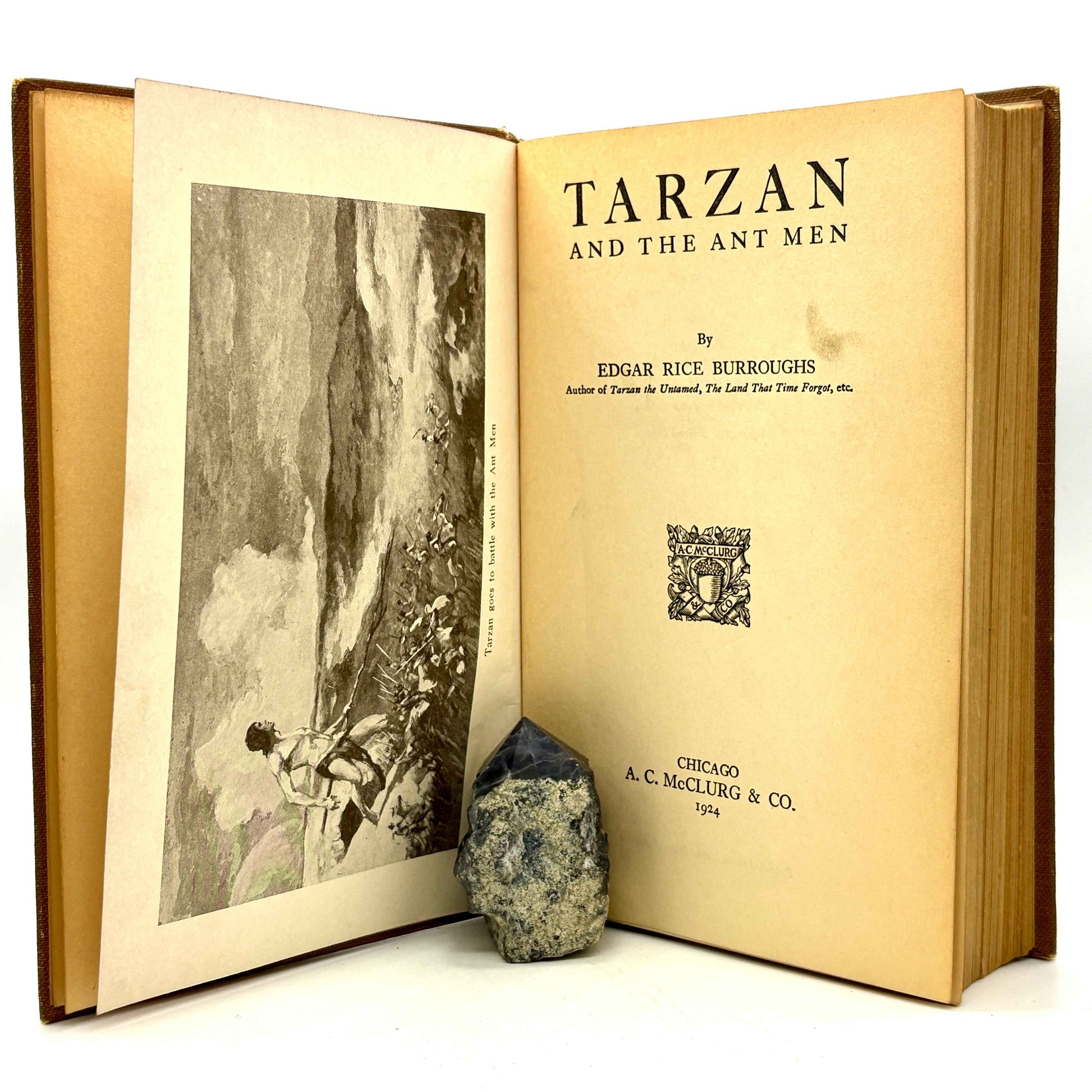 BURROUGHS, Edgar Rice "Tarzan and the Ant Men" [AC McClurg, 1924] 1st Edition