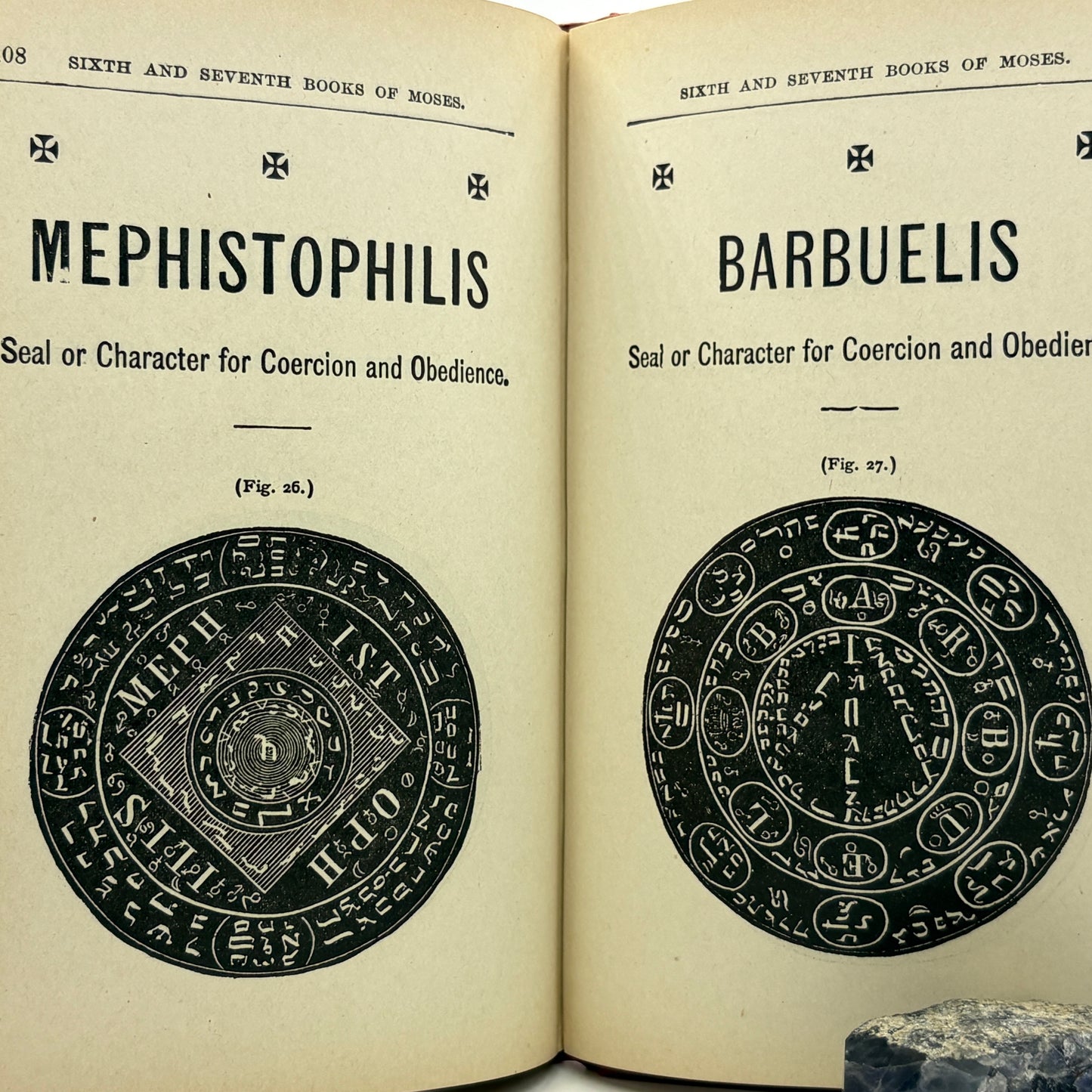 "The Sixth and Seventh Books of Moses" [Egyptian Publishing Co, c1905] Grimoire