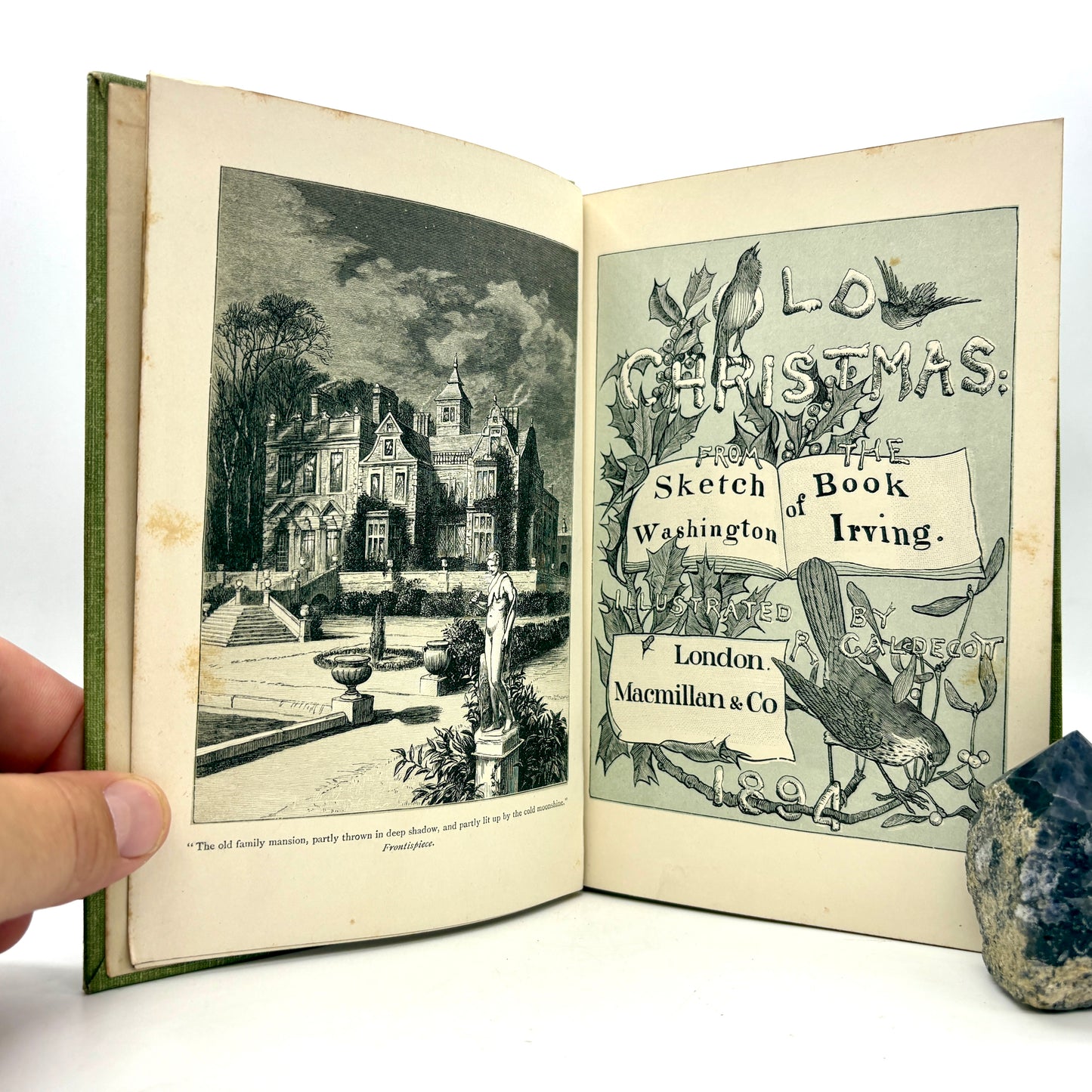 IRVING, Washington "Old Christmas" [Macmillan, 1894] Randolph Caldecott